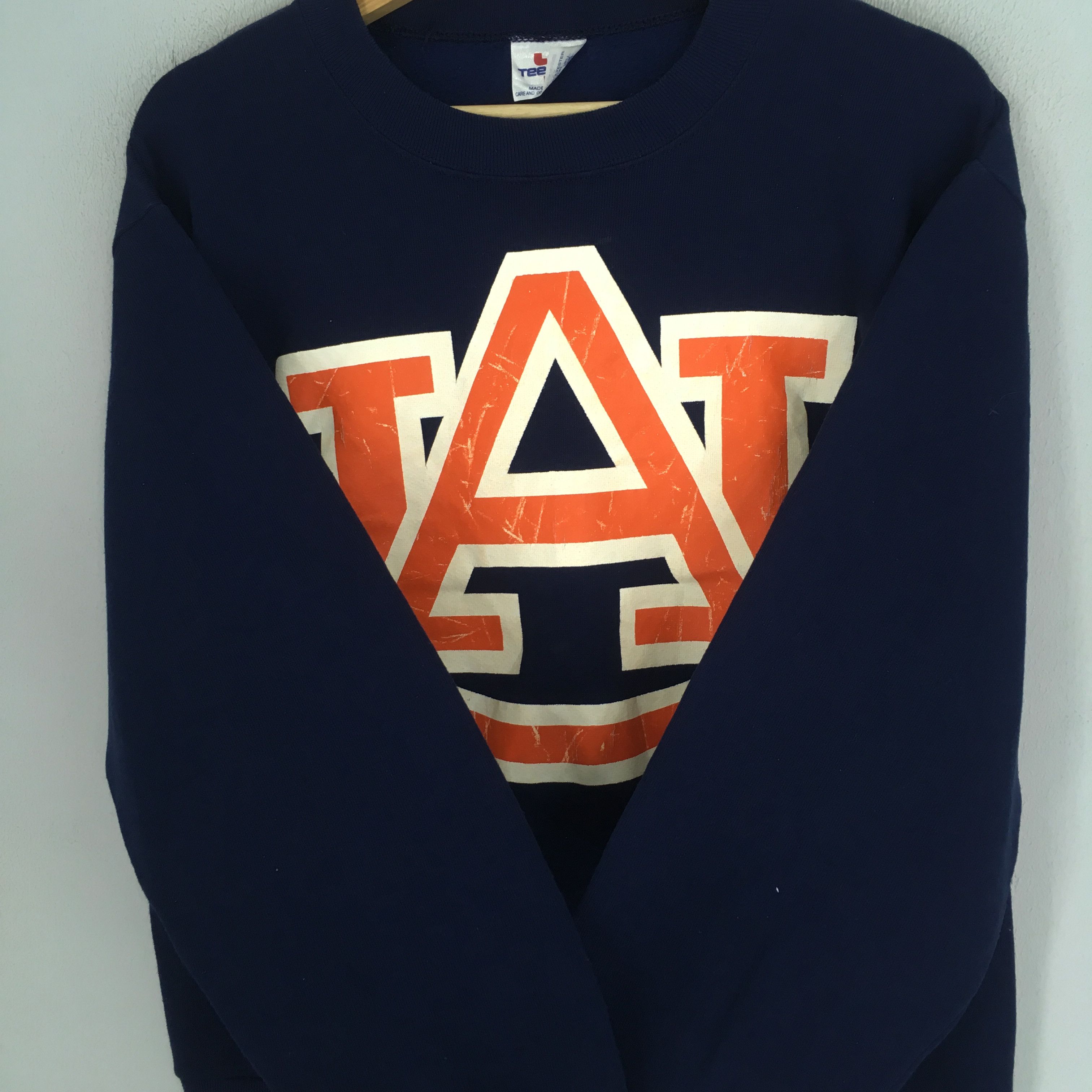 Auburn Sportswear Vintage 90s Auburn Tigers Blue Sweatshirt - 266 Size US M / EU 48-50 / 2 - 7 Thumbnail