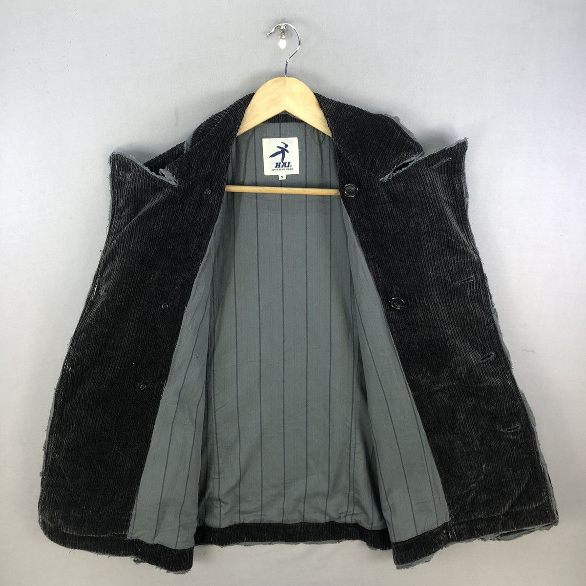 Issey Miyake 1980s HSG by Issey Miyake Double Breasted Corduroy jacket Size US S / EU 44-46 / 1 - 6 Thumbnail