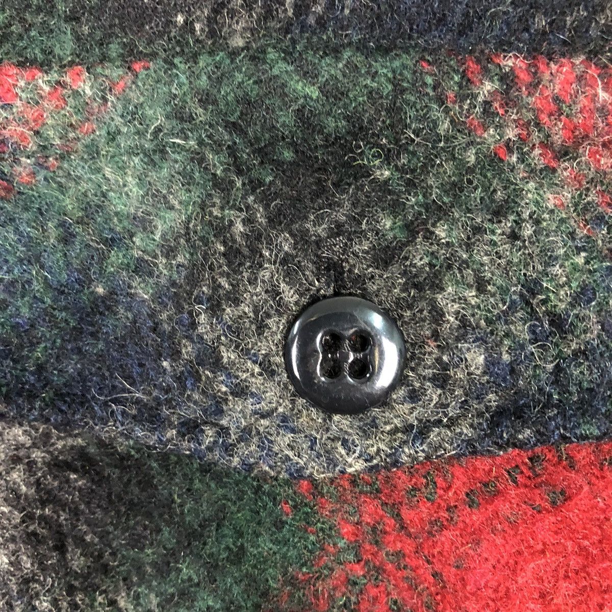 Vintage 📌Vintage Wool Work Jacket Melton Outer Wear Tartan Design Size US L / EU 52-54 / 3 - 19 Thumbnail
