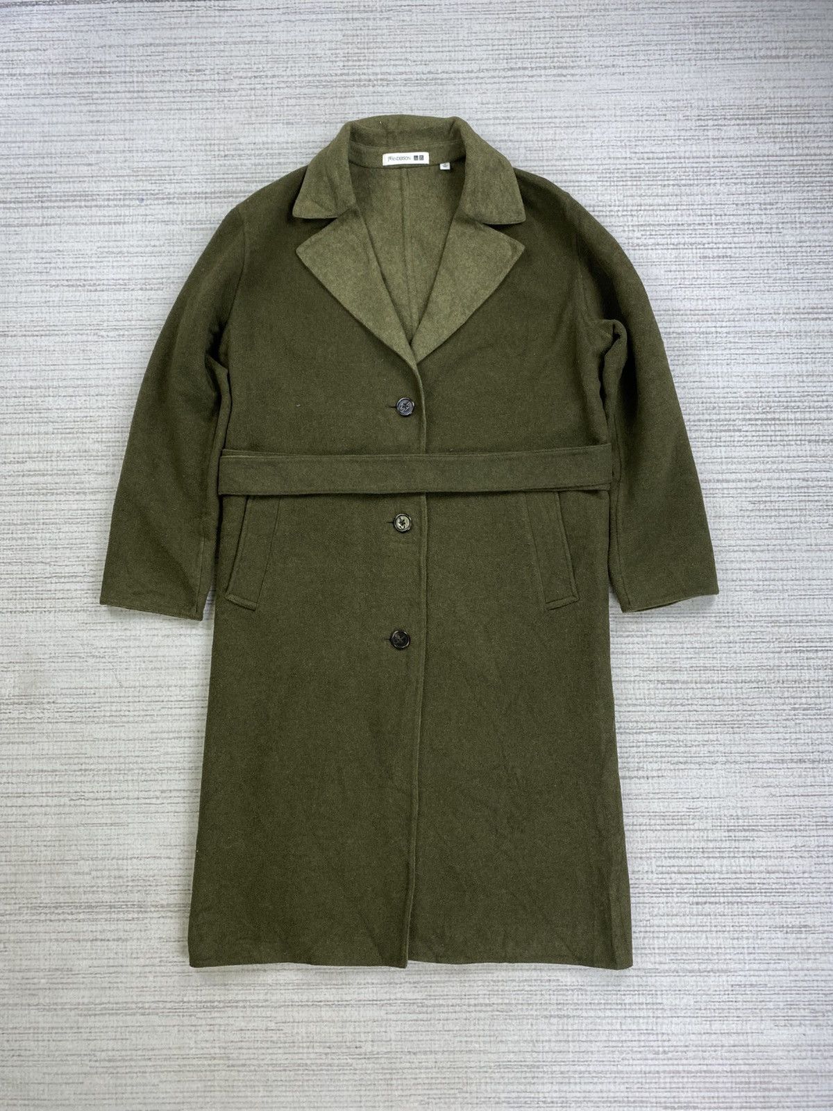 JW Anderson × Japanese Brand × Uniqlo Vintage Uniqlo X J.W.Anderson Japan Wool Overcoat Jacket Size US M / EU 48-50 / 2 - 1 Thumbnail
