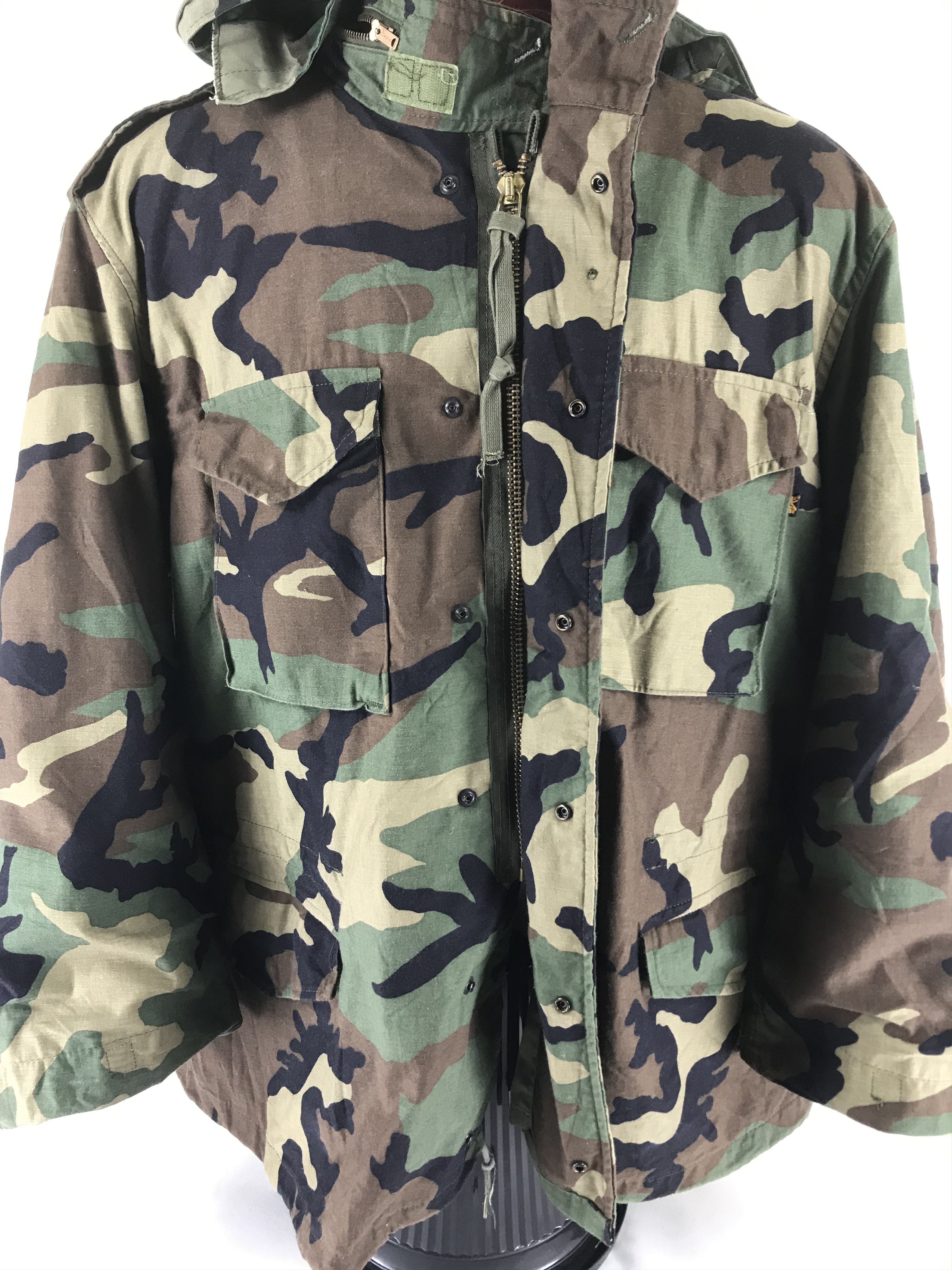 Alpha Industries Vintage Alpha Industries M65 Military Camo Jacket Size US XXL / EU 58 / 5 - 10 Thumbnail