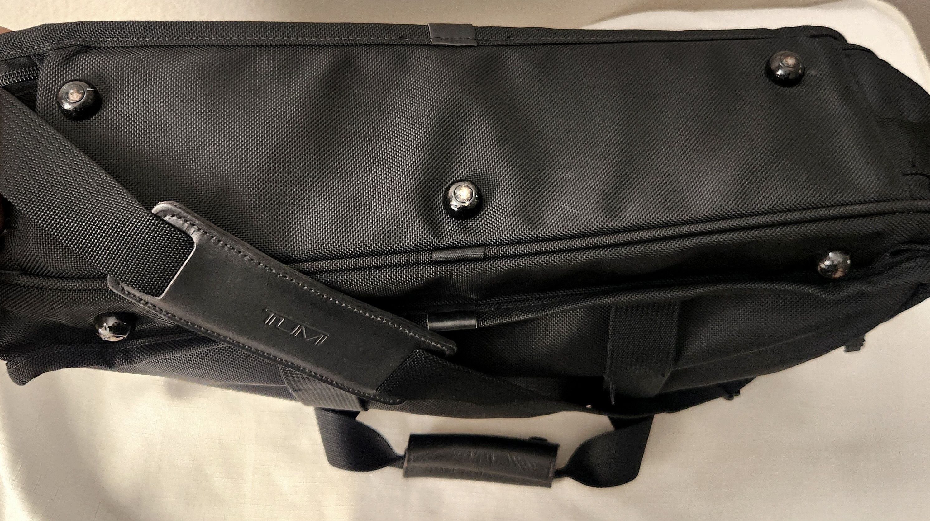 Tumi Tumi Canvas weekender Messenger travel Bag Black Size ONE SIZE - 20 Thumbnail