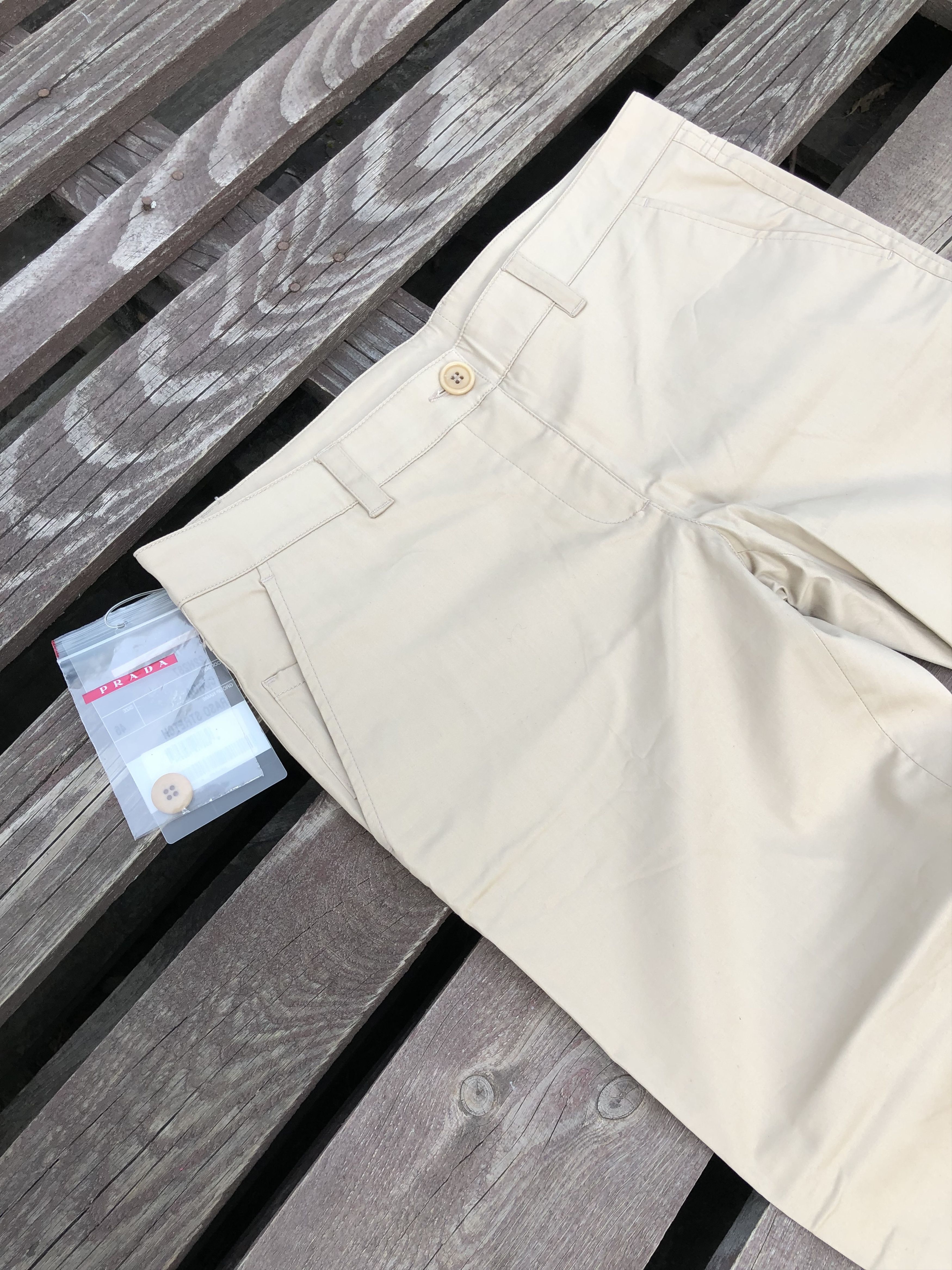 Prada Vintage Prada Raso Stretch Cropped Pants Red Label Size 46 Size 32" / US 10 / IT 46 - 3 Thumbnail