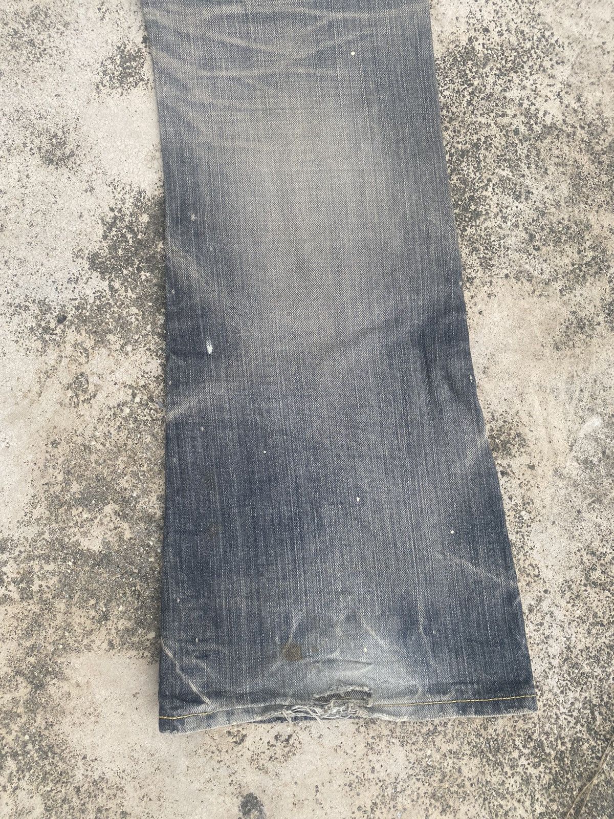 If Six Was Nine × Lee Flare Jeans Lee Distress Patchwork Clawmark Mud Bootcut Size US 32 / EU 48 - 17 Thumbnail
