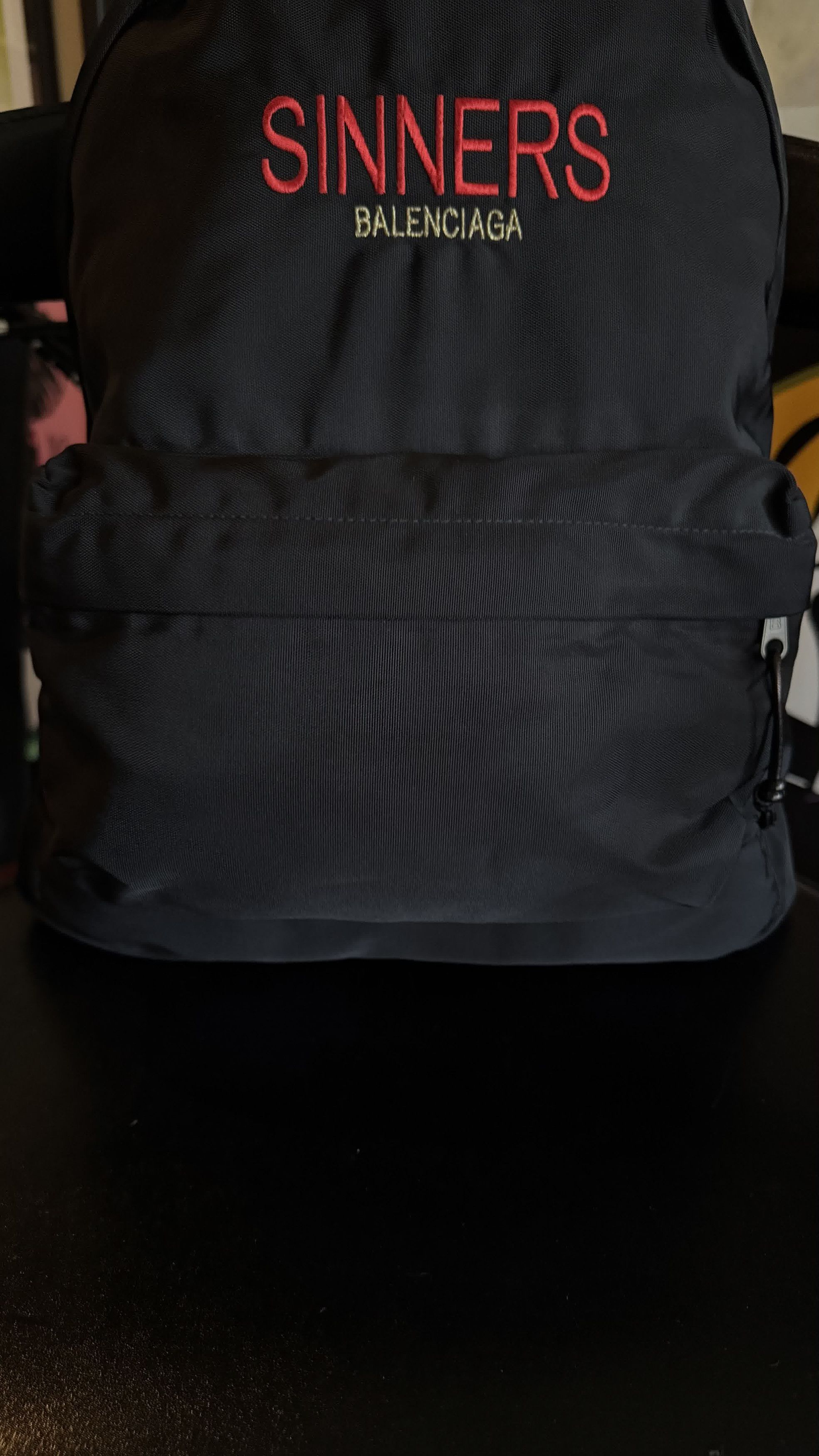 Balenciaga BALENCIAGA SINNERS BLACK EXPLORER BACKPACK SHOULDER BAG Size ONE SIZE - 8 Thumbnail