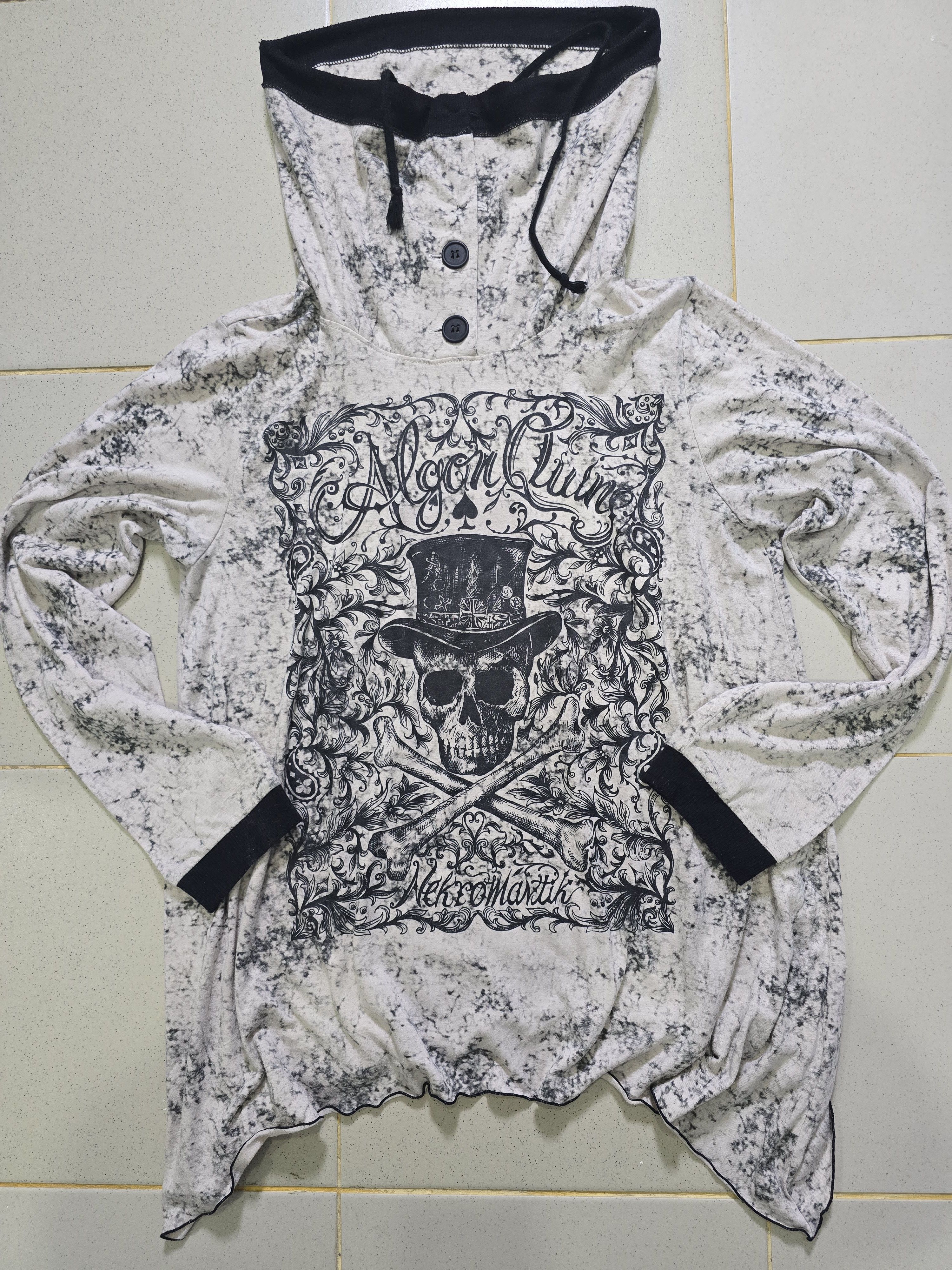 Vintage Algonquins Punk skull seditionaries long sleeve S Size S / US 4 / IT 40 - 1 Thumbnail