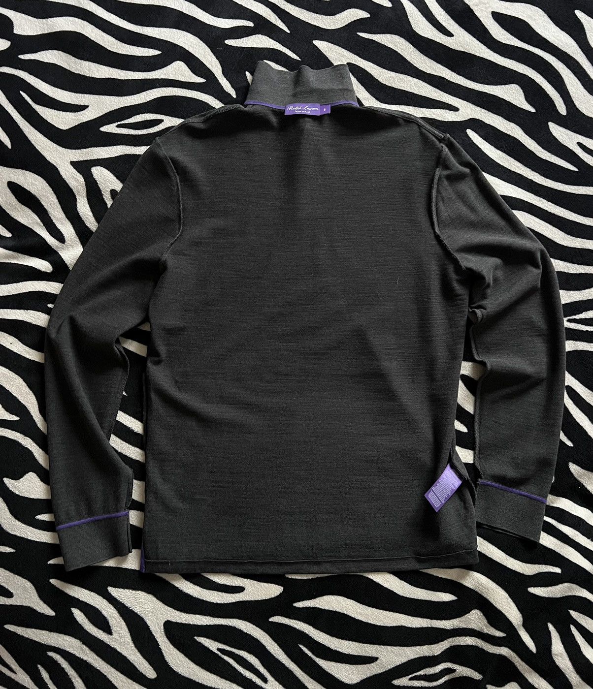 Ralph Lauren Purple Label Ralph Lauren Purple Label wool long sleeve polo sweater RL Size US S / EU 44-46 / 1 - 5 Thumbnail