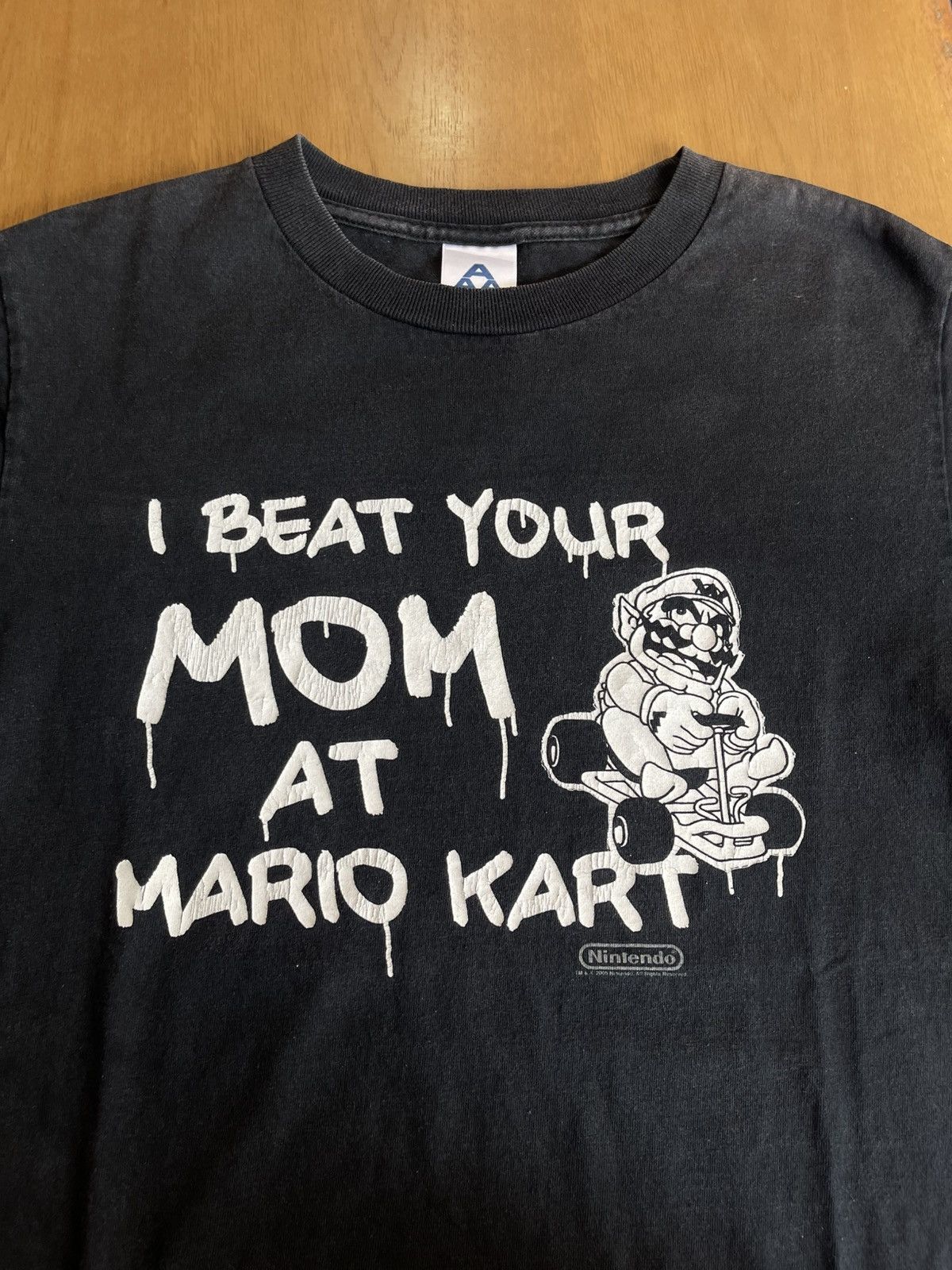 Nintendo I beat your mom at mario kart Nintendo 2005 T shirt Size US S / EU 44-46 / 1 - 4 Thumbnail