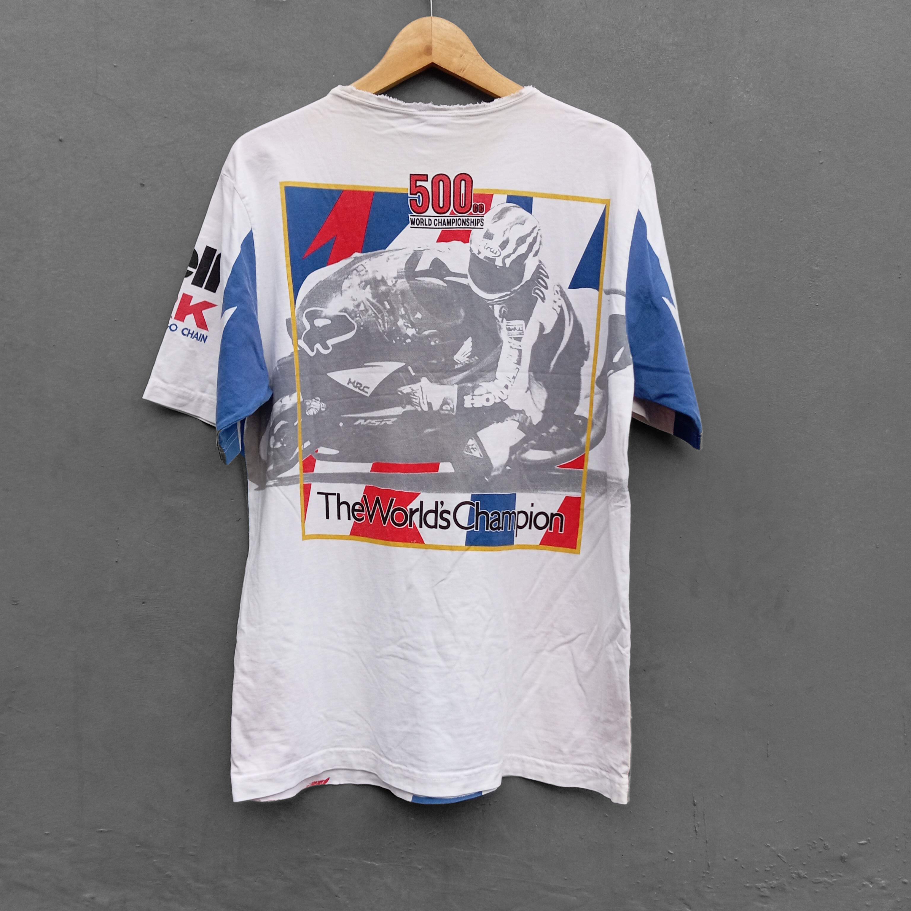Honda vintage rare HONDA hrc moto pro speed all over print t shirt Size US L / EU 52-54 / 3 - 2 Thumbnail