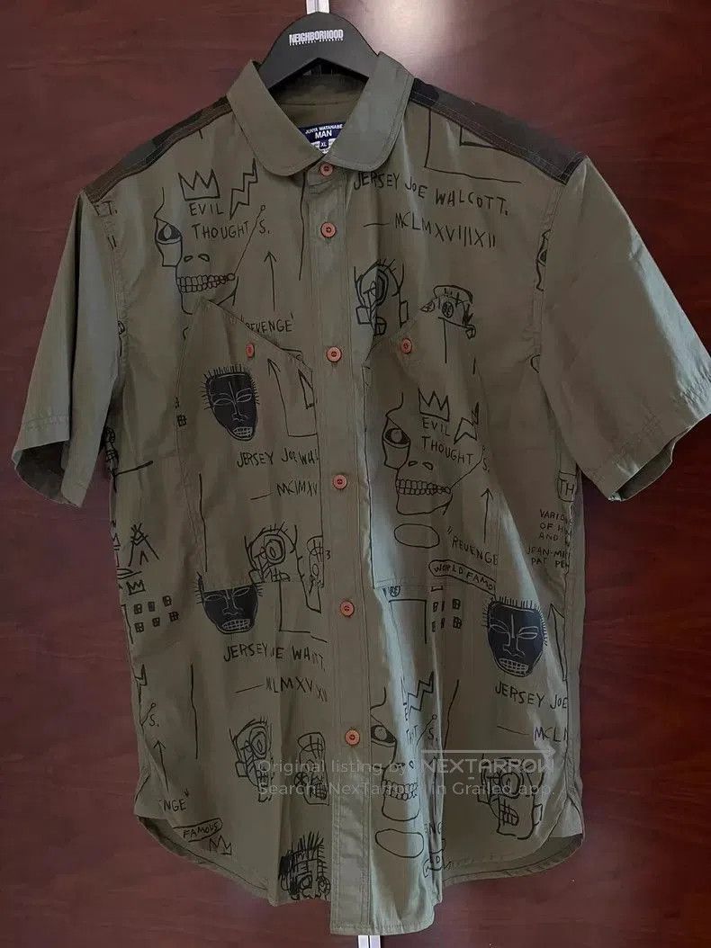 Junya Watanabe Basquiat Graffiti Shirt.
