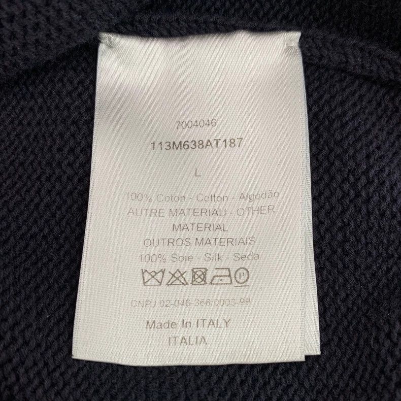 Dior Dior Black side logo letter inlaid cotton round-neck long- Size US L / EU 52-54 / 3 - 7 Thumbnail