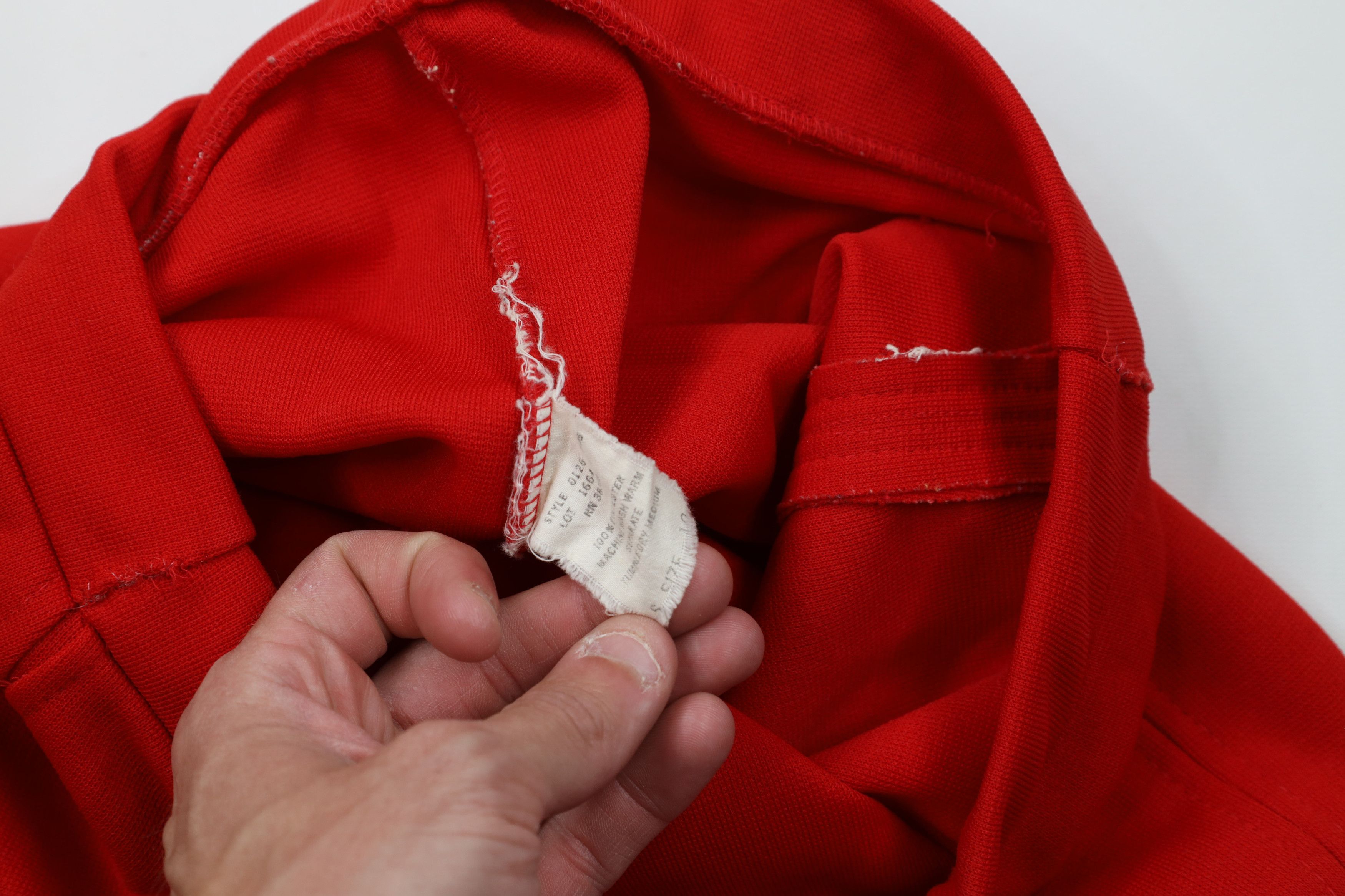 Vintage Vintage 70s Streetwear Knit Bell Bottoms Pants Red USA Size 32" / US 10 / IT 46 - 11 Thumbnail