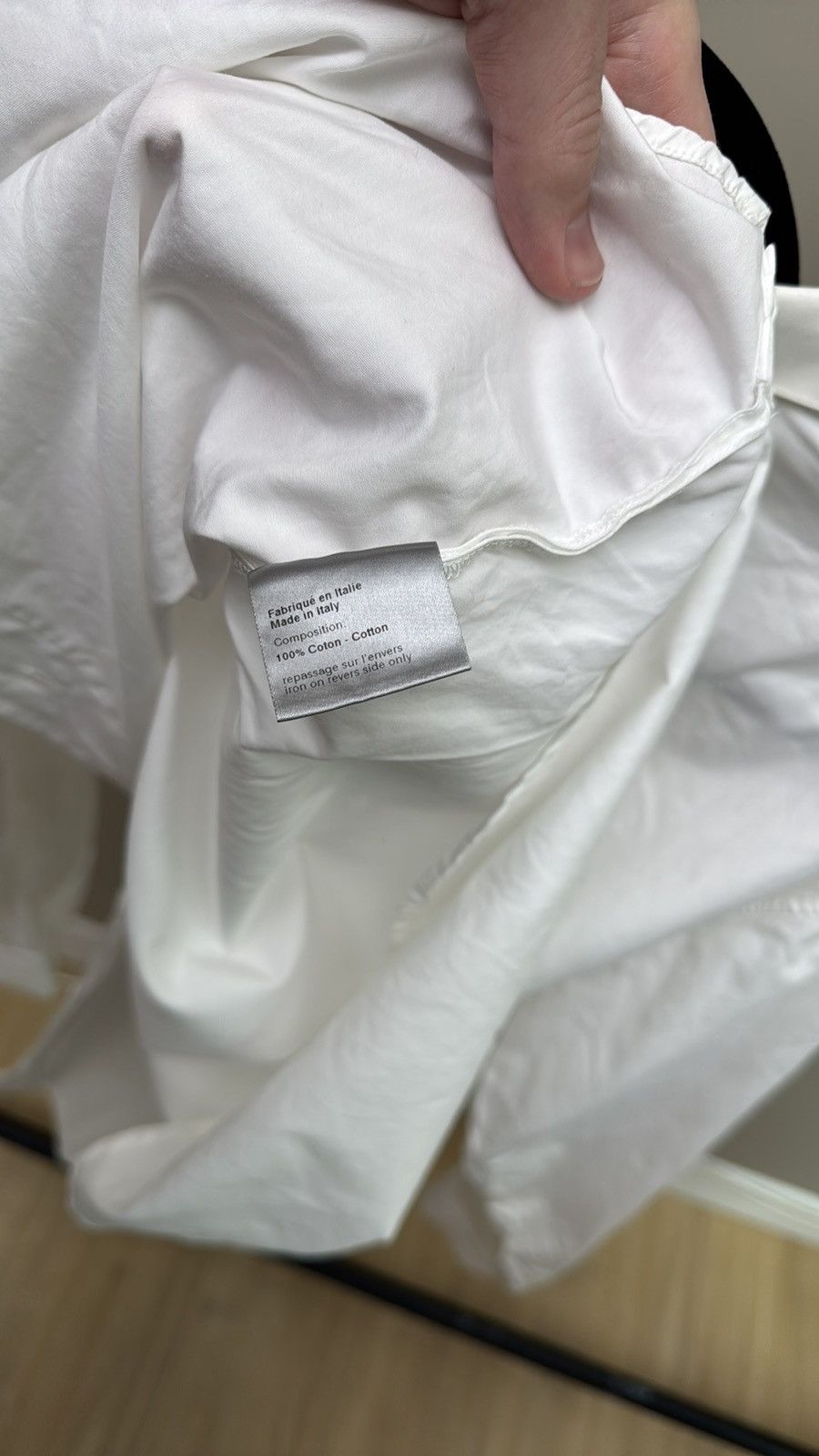 Dior DIOR VINTAGE Christian Dior x Duncan Grant White Dress Shirt Size US M / EU 48-50 / 2 - 8 Thumbnail