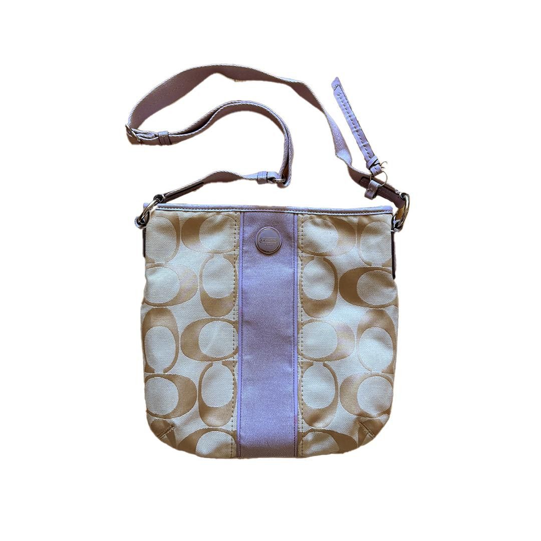 Coach Coach Signature Striped Shoulder Bag Size ONE SIZE - 2 Thumbnail