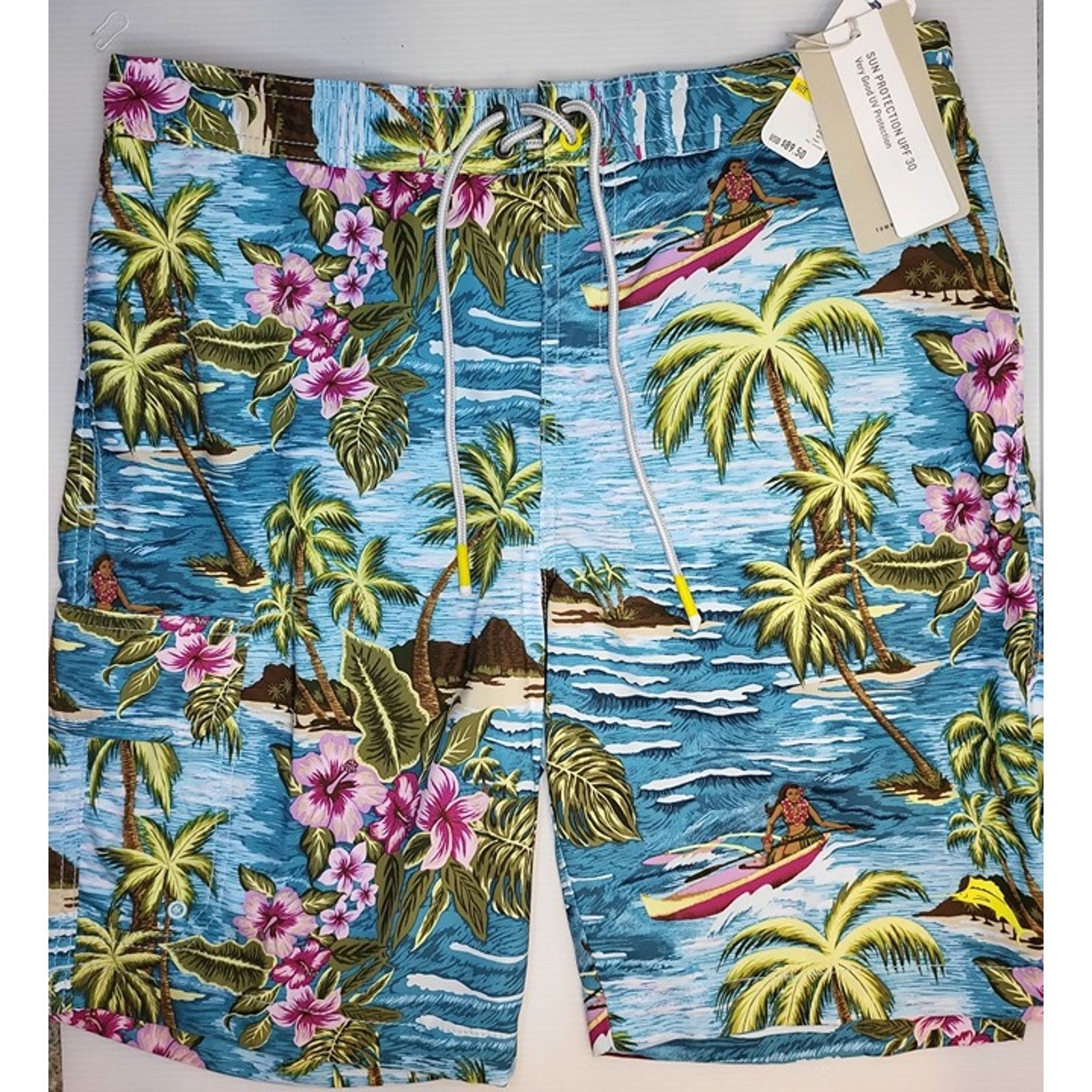 Tommy Bahama NWT TOMMY BAHAMA Baja Hula High Seas Swim‎ Shorts Size SM Size US 32 / EU 48 - 10 Thumbnail