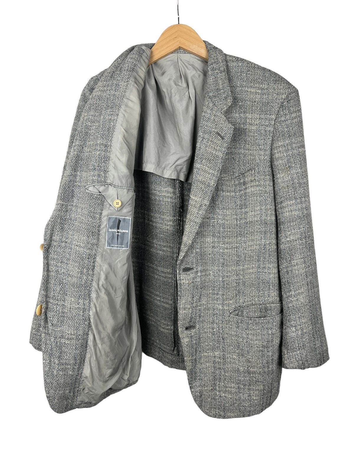 Issey Miyake Vintage Issey Miyake Men Knit Pattern Blazer Size US M / EU 48-50 / 2 - 1 Thumbnail