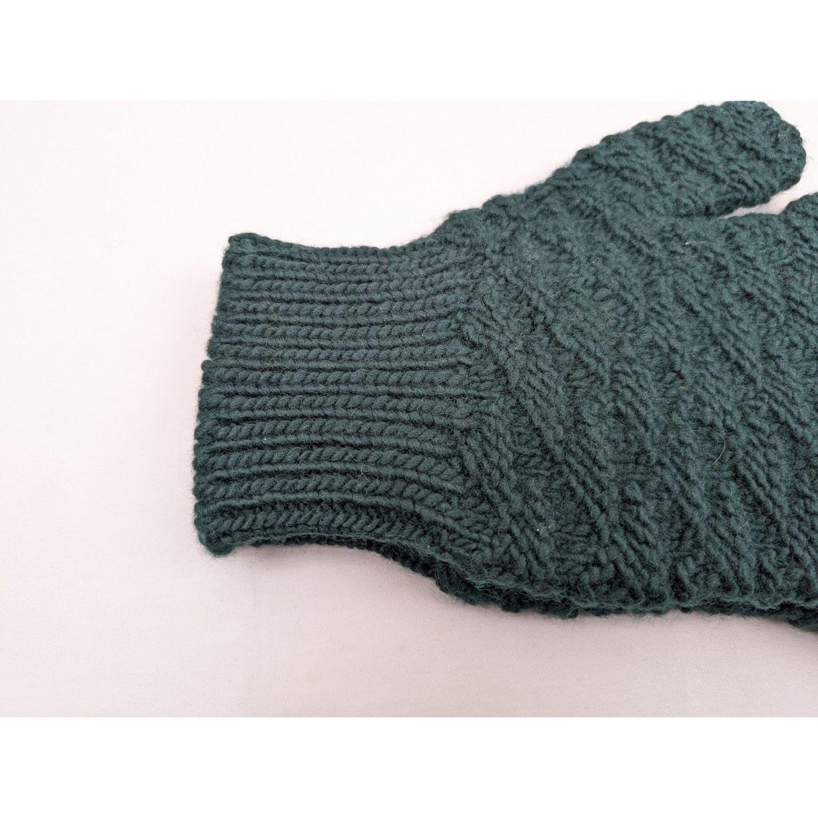 Bottega Veneta o1rshd1 Size: L / Wool Handknit Gloves in Billiard Size ONE SIZE - 3 Thumbnail