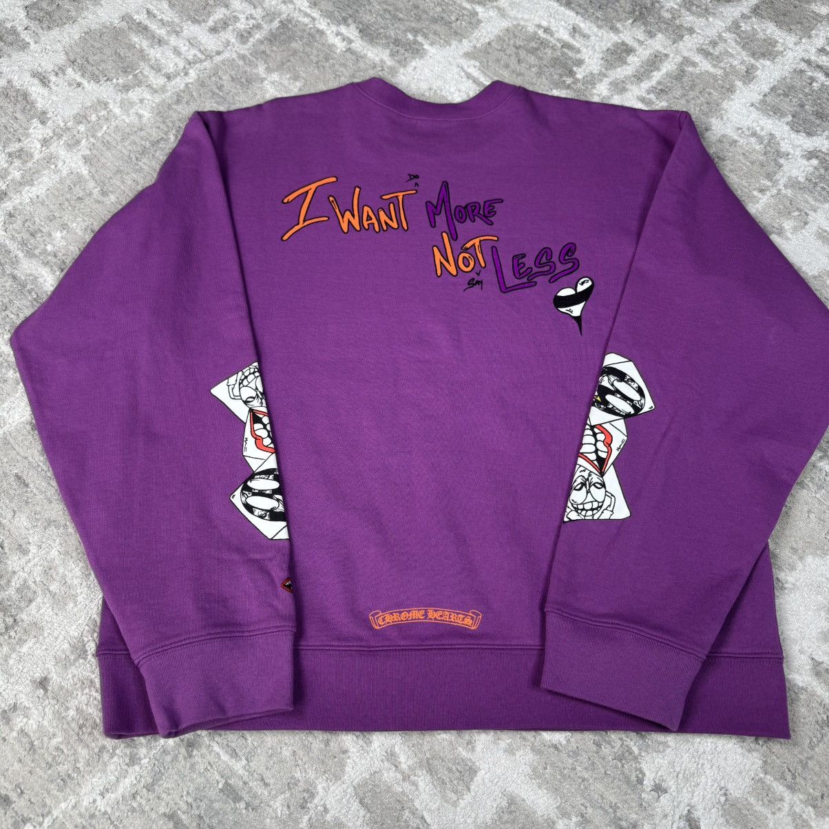 Chrome Hearts Matty boy want more pullover crewneck sweatshirt Size US L / EU 52-54 / 3 - 2 Thumbnail