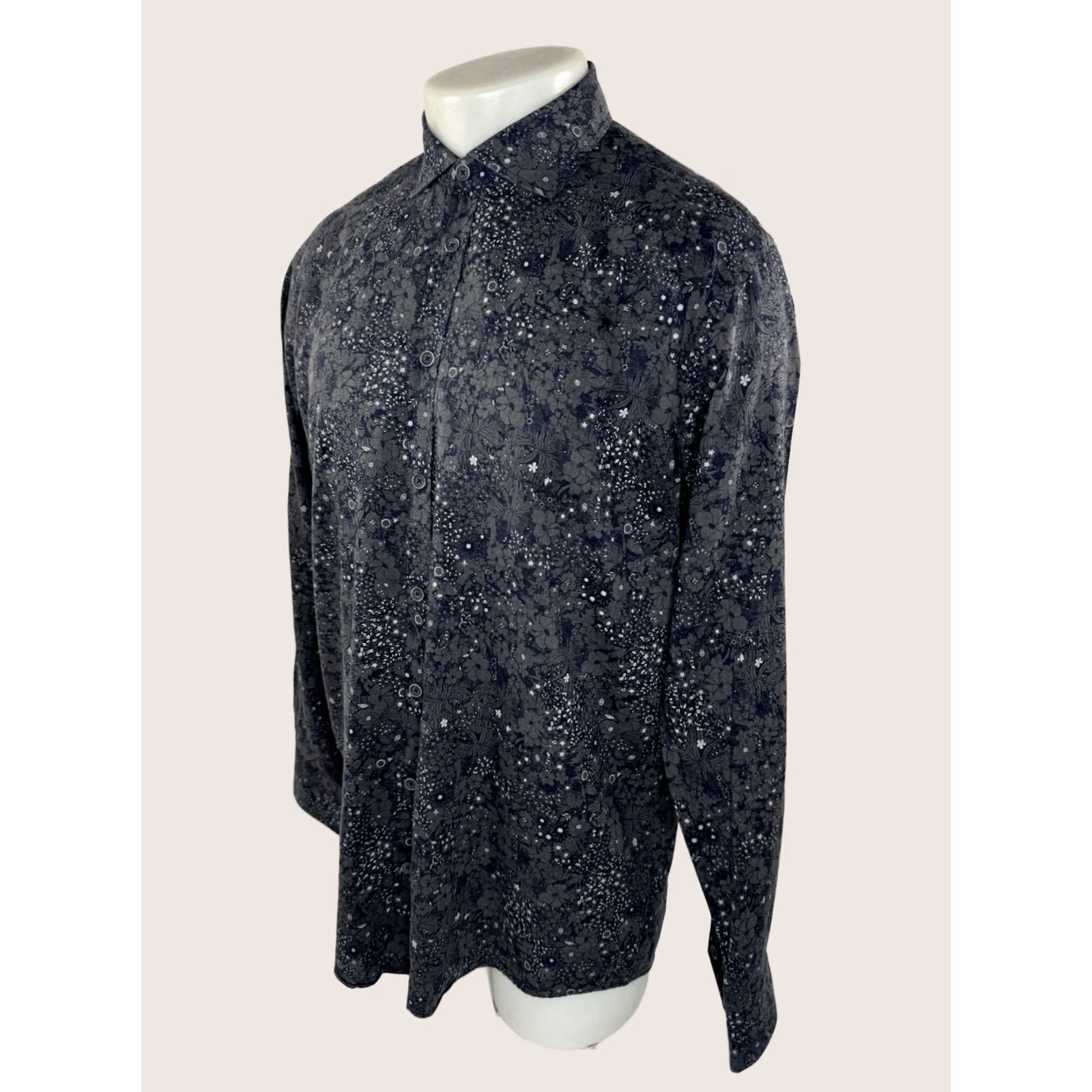 Vintage MAURIZIO BALDASSARI Brera - FLORAL Lightweight Mens L Shirt Size US L / EU 52-54 / 3 - 1 Thumbnail