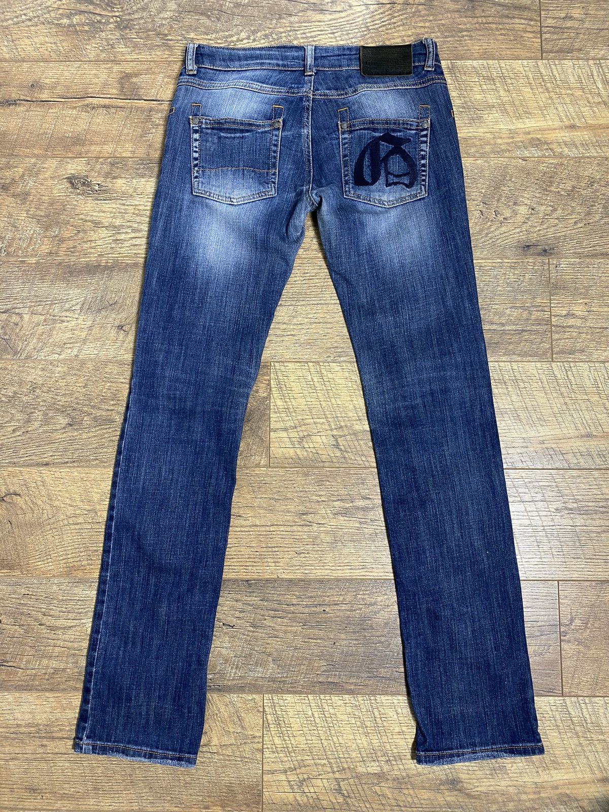John Galliano John Galliano Denim Pants Gothic Logo Size US 30 / EU 46 - 1 Thumbnail