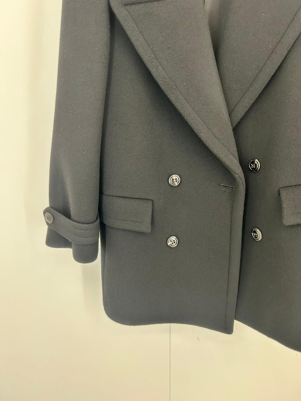 Saint Laurent Paris Double-breasted, four button peacoat Size US XS / EU 42 / 0 - 2 Thumbnail