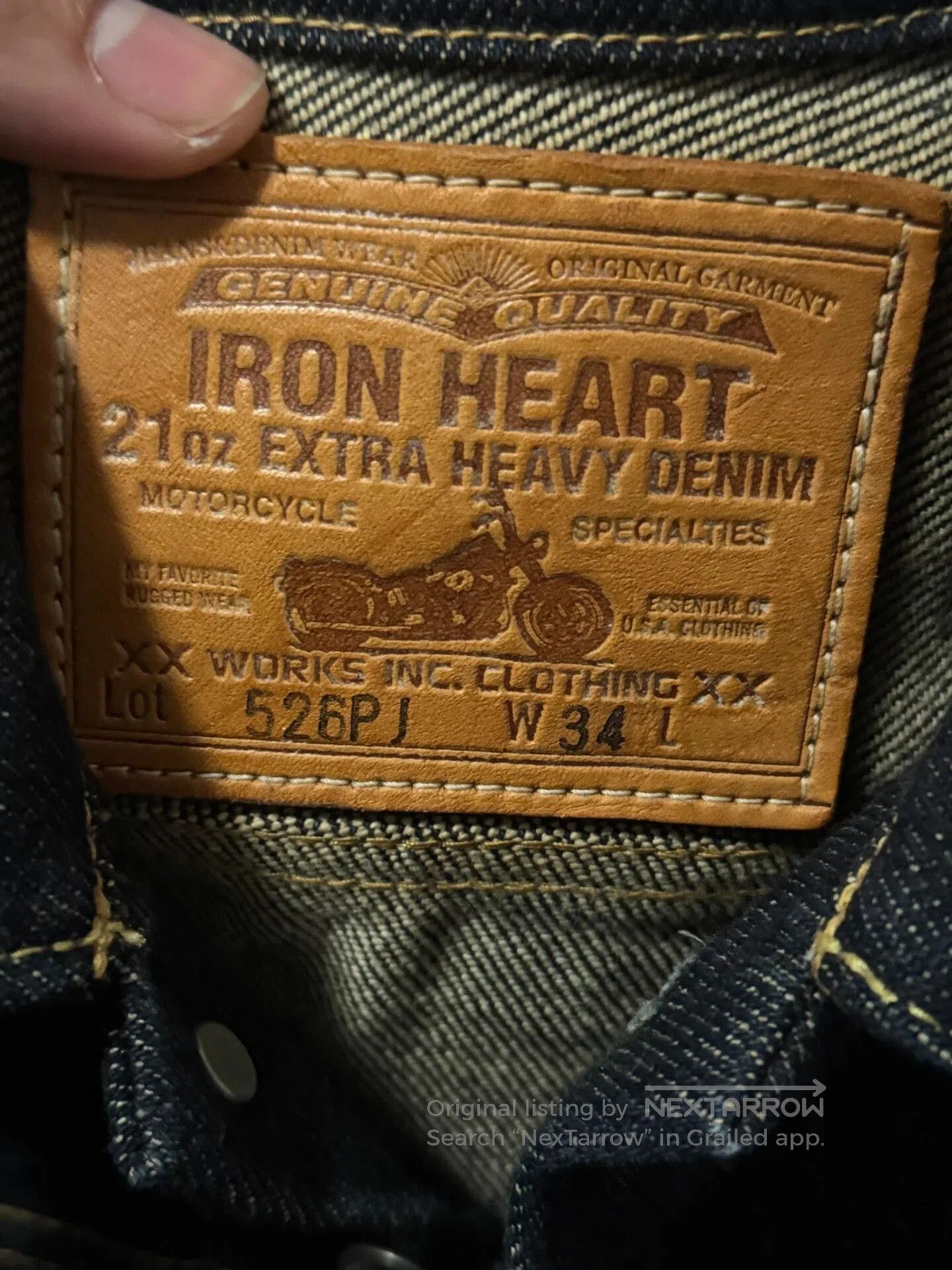 Iron Heart Iron Heart Denim Jacket 21oz. Size US XS / EU 42 / 0 - 3 Thumbnail