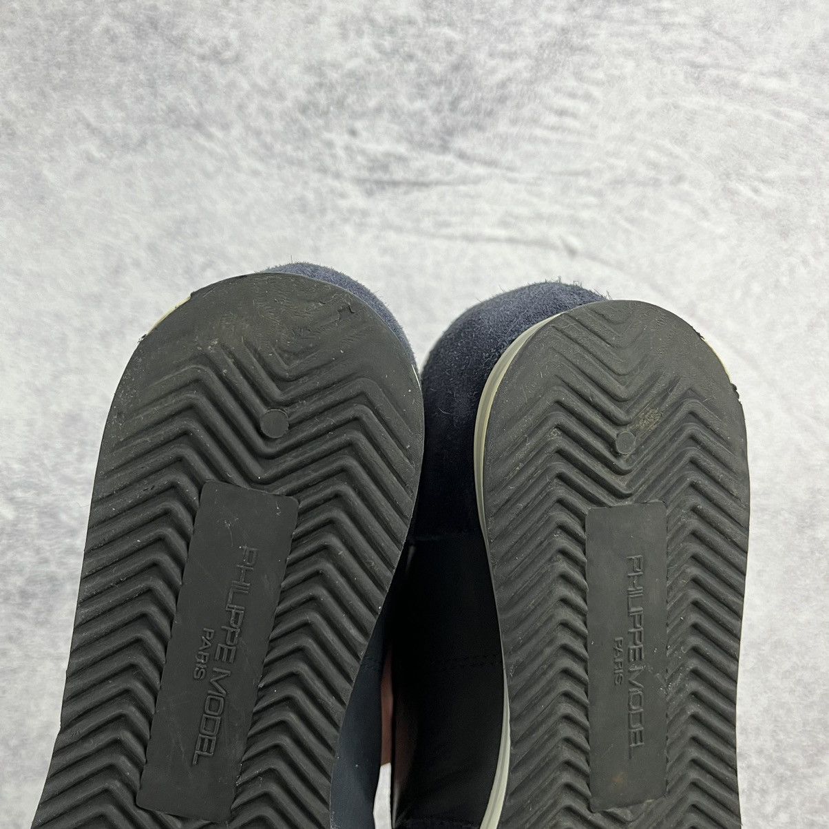 Designer × Philippe Model Philippe Model sneakers spry blue silver 38 luxury Size US 7.5 / IT 37.5 - 7 Thumbnail