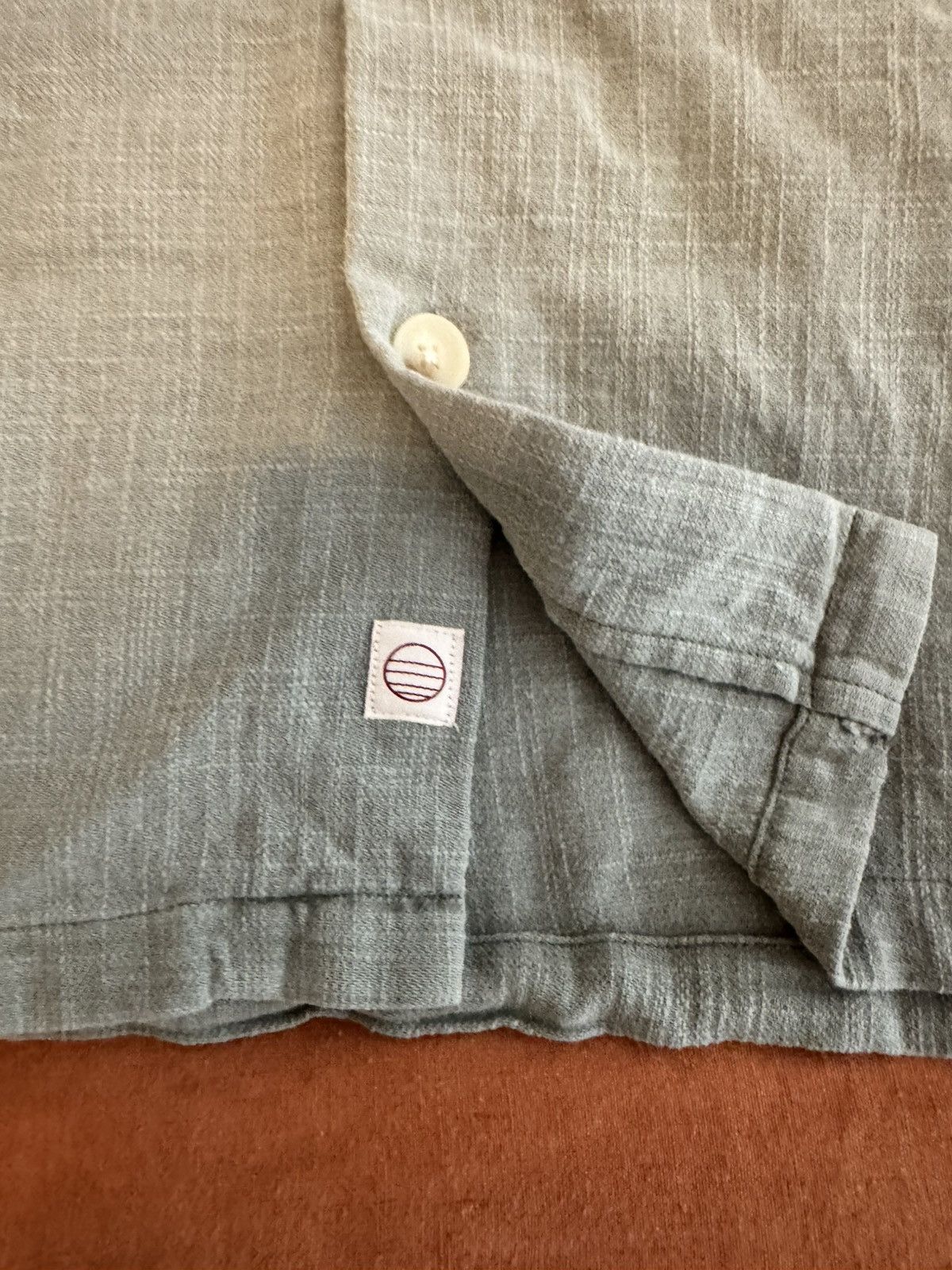 Marine Layer Marine Layer Guayabera Button-Down - Sage Green - Mens S Size US S / EU 44-46 / 1 - 4 Thumbnail