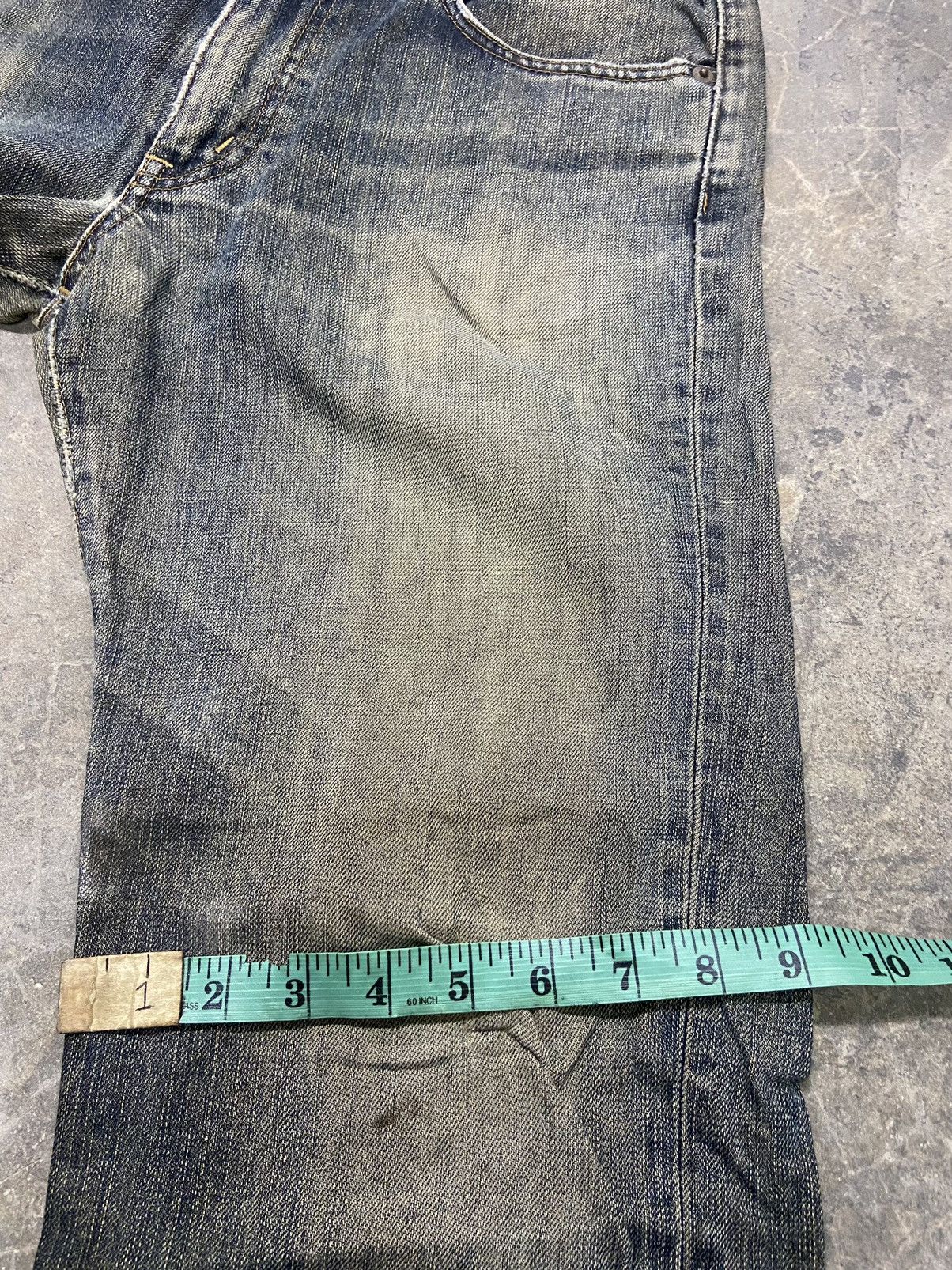 Beauty Beast Vintage Edwin Jeans Distressed Denim if 6 was 9 edwin 505ZZ Size US 33 - 15 Thumbnail