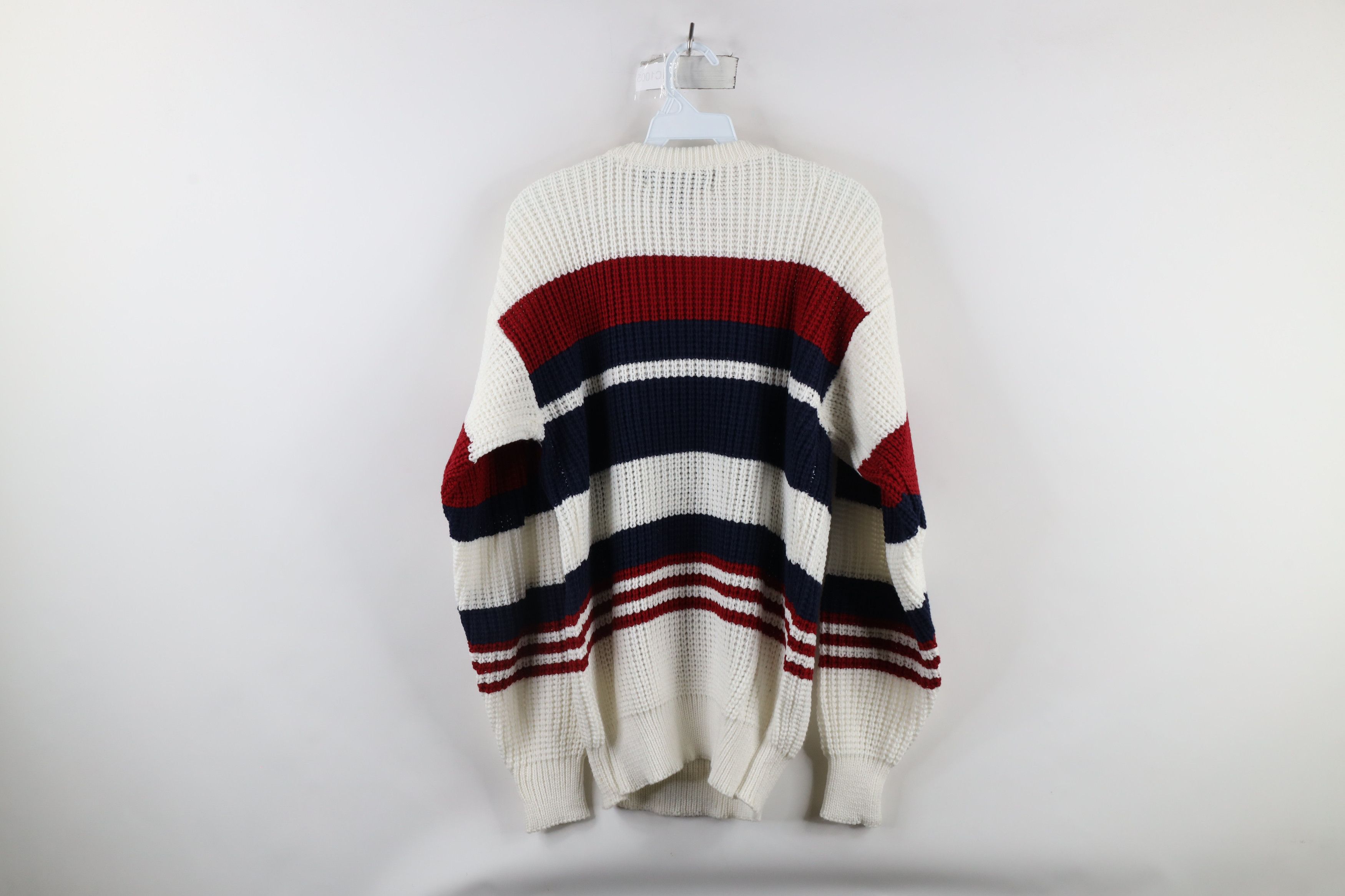 Vintage Deadstock Vintage 90s Streetwear Block Chunky Knit Sweater Size US M / EU 48-50 / 2 - 6 Thumbnail