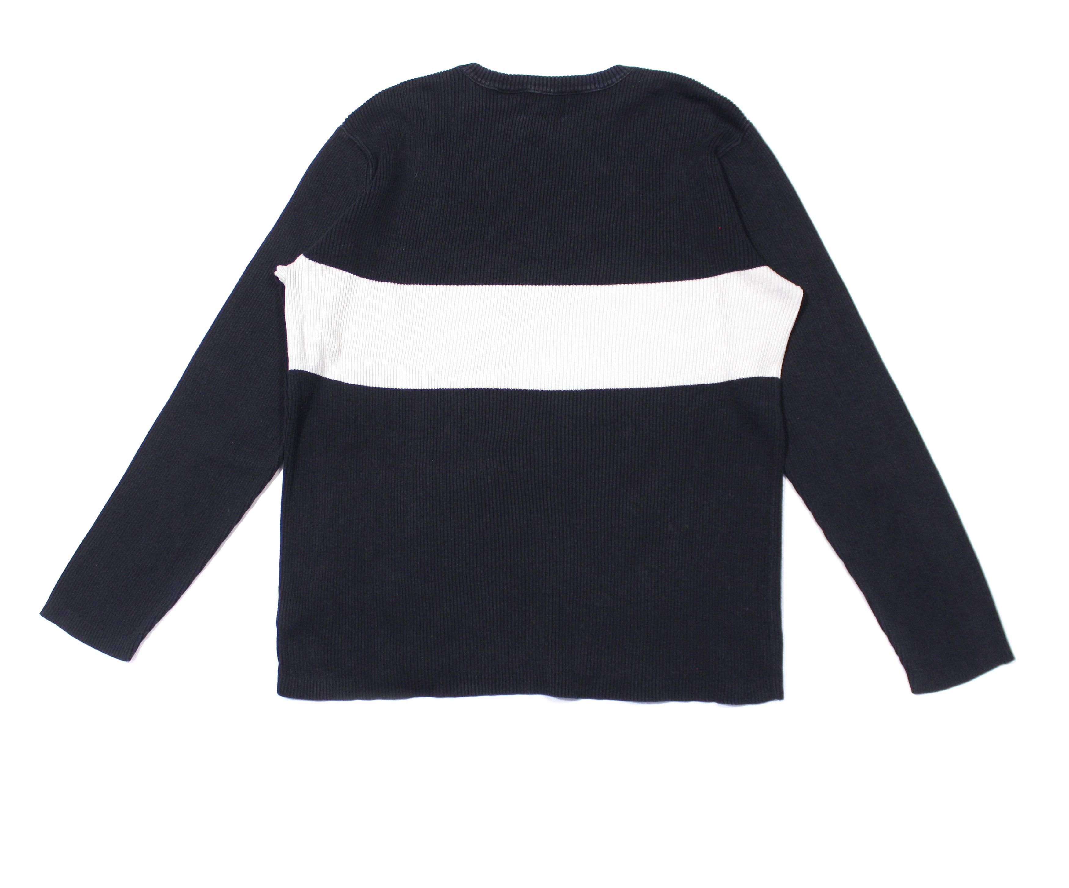Polo Ralph Lauren 90S Logo Ribbed Sweater Size US M / EU 48-50 / 2 - 2 Thumbnail