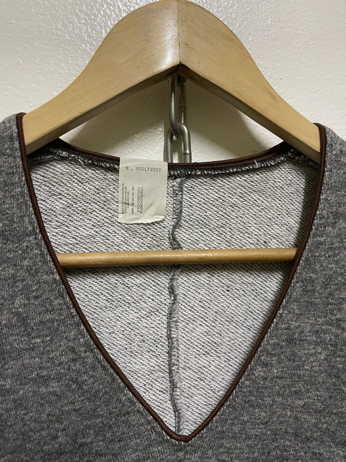 Japanese Brand N.Hoolywood Long Sleeve V Neck Size US M / EU 48-50 / 2 - 6 Thumbnail