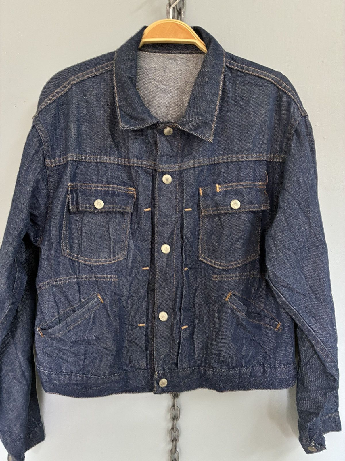 Vintage Vintage 70s Ranchcraft Denim selvage jacket Size US L / EU 52-54 / 3 - 3 Thumbnail