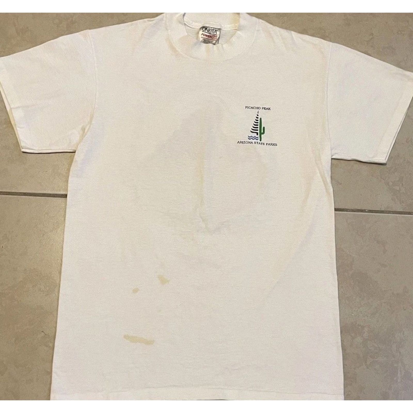 Vintage Vtg 90s Picacho Peak State Park Faded Shirt S Arizona Nature Art Grunge 80s Size US S / EU 44-46 / 1 - 2 Thumbnail
