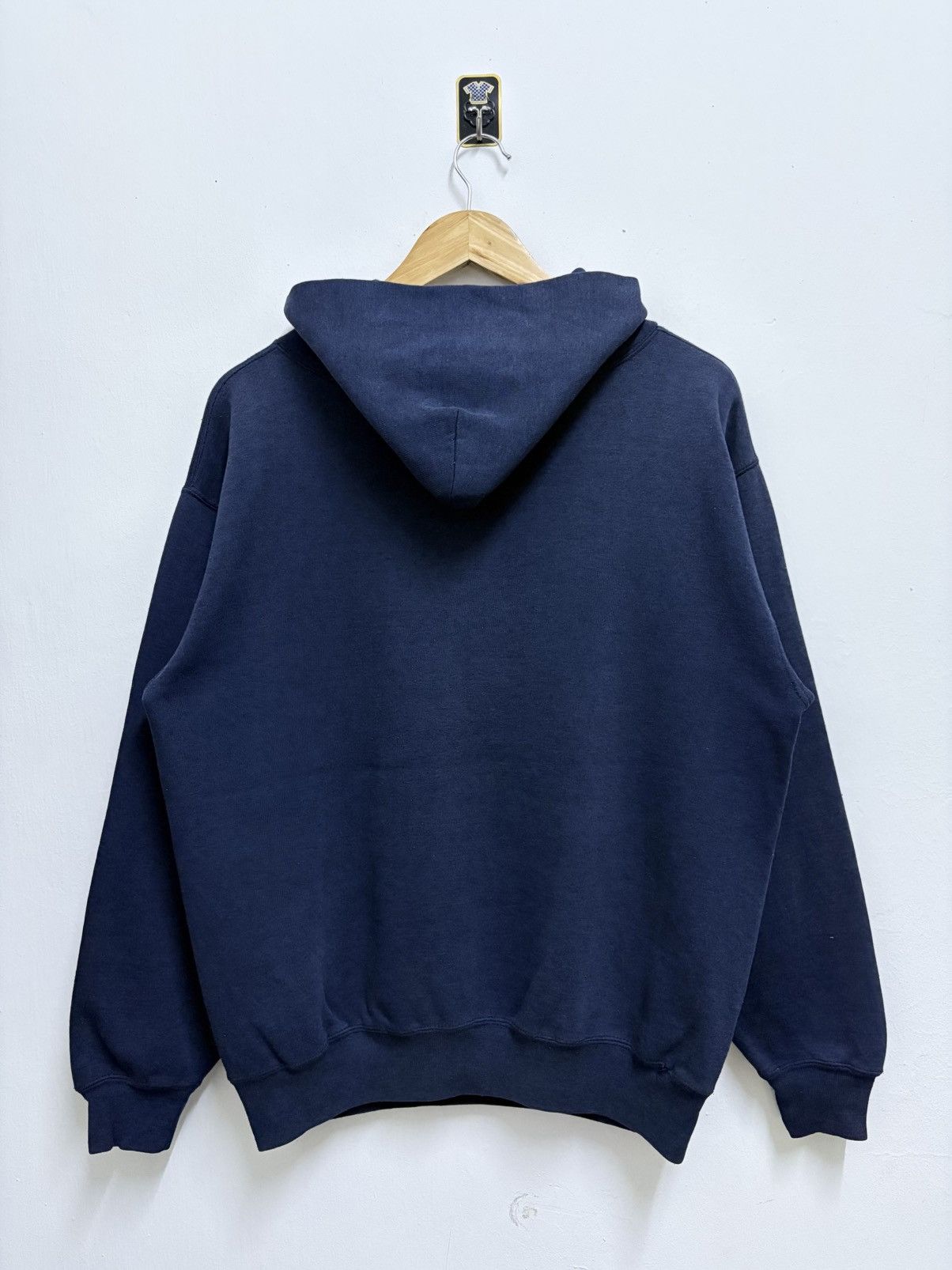 Vintage Vintage 90's Winnie The Pooh " Say No to Drugs " Navy Hoodie Size US M / EU 48-50 / 2 - 2 Thumbnail
