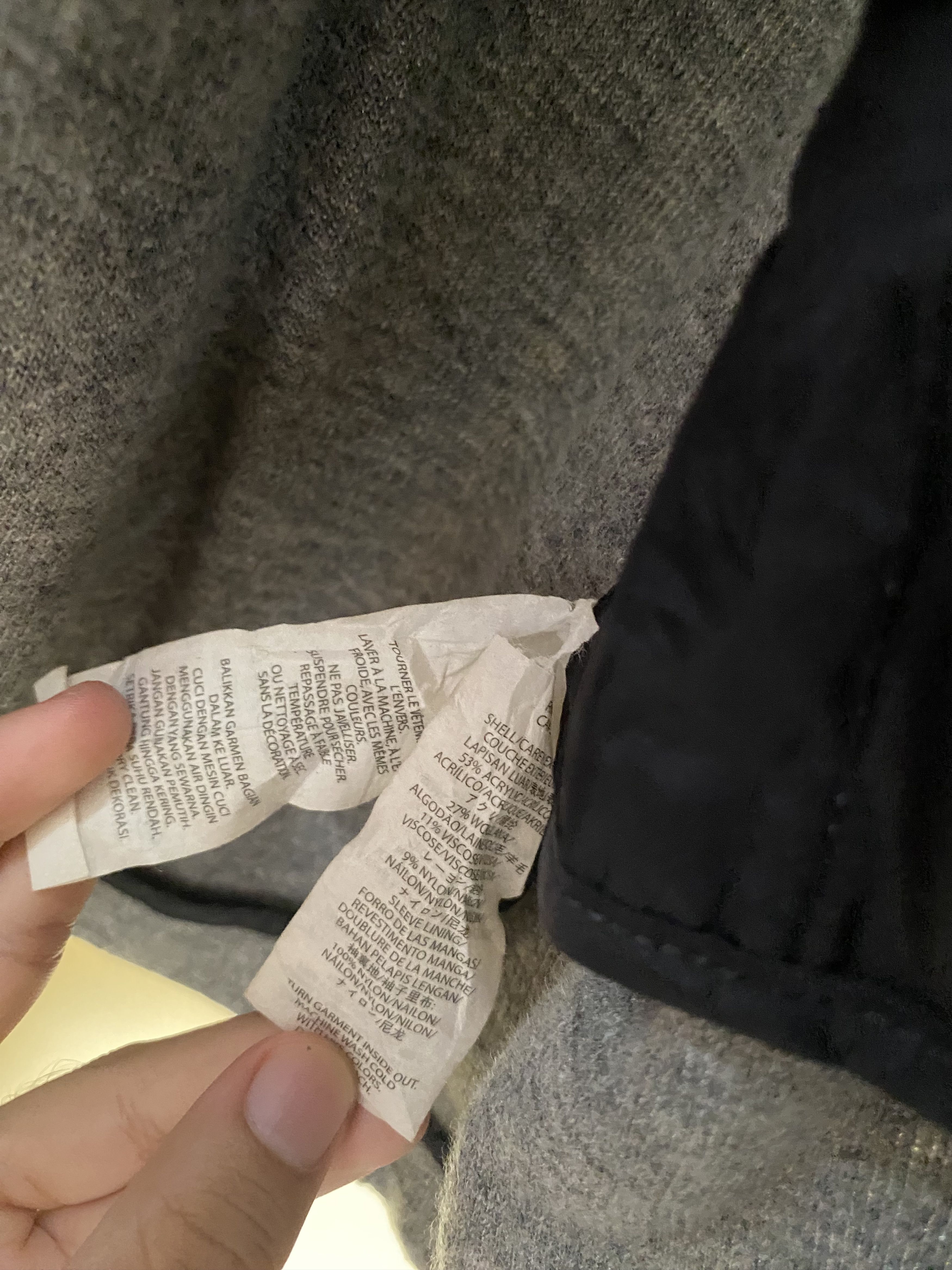 Armani Exchange × Designer Armany Exchange wool jacket Size US L / EU 52-54 / 3 - 6 Thumbnail