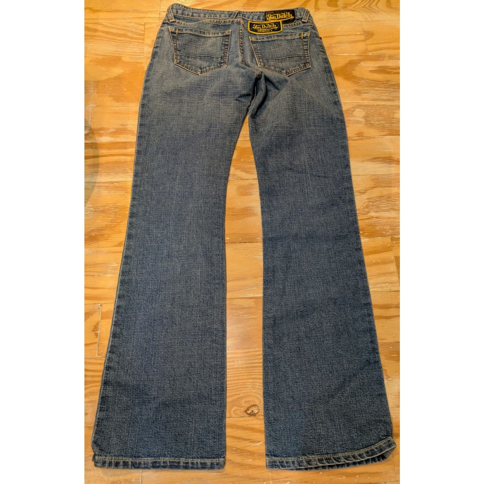 Von Dutch Von Dutch Originals Kustommade Flare Jeans Size 26 USA Made Size 26" / US 2 / IT 38 - 6 Thumbnail
