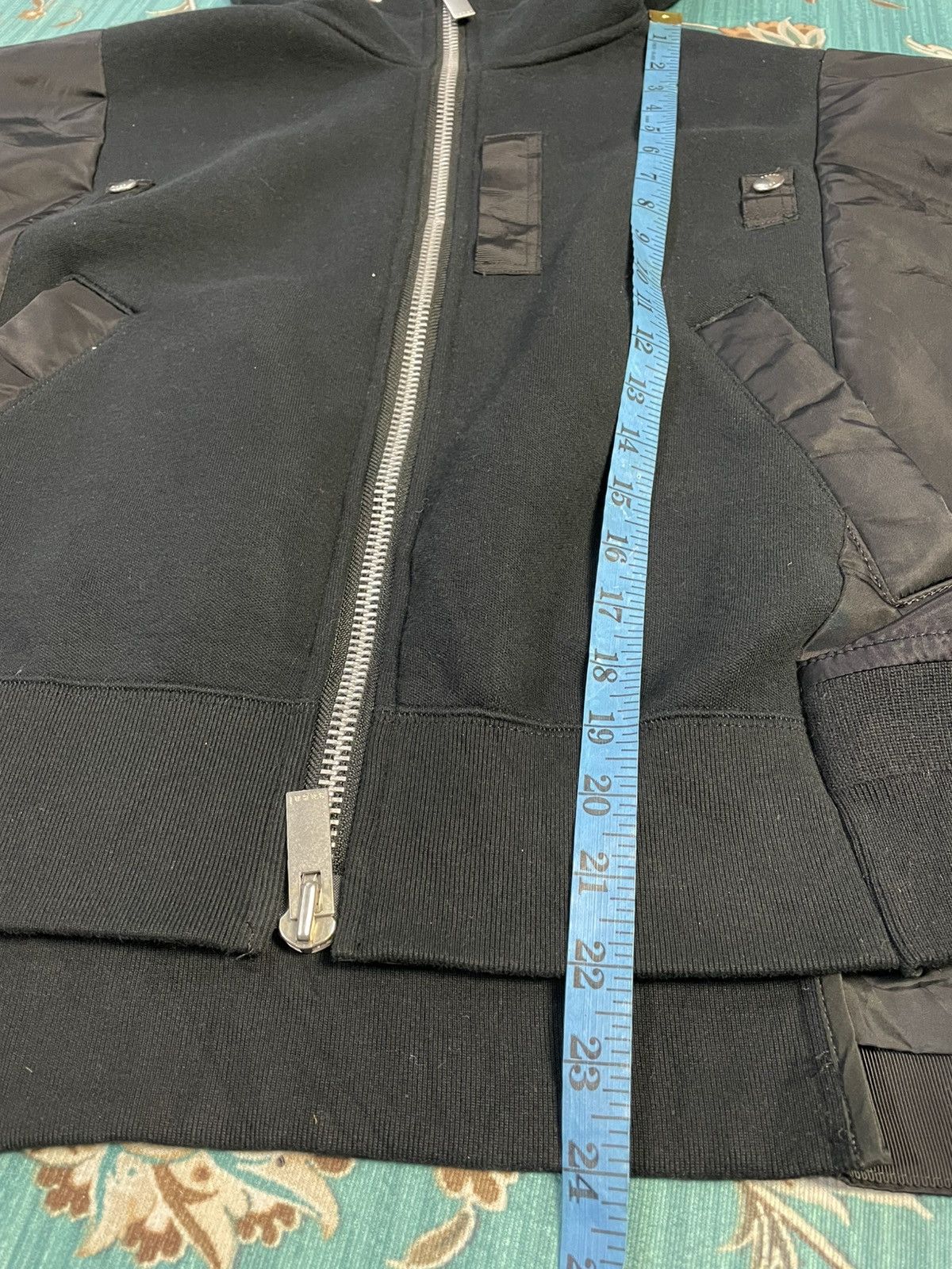 Sacai sacai Cropped Hooded Bomber Jacket Size 2 Oversized Fit Size US M / EU 48-50 / 2 - 12 Thumbnail