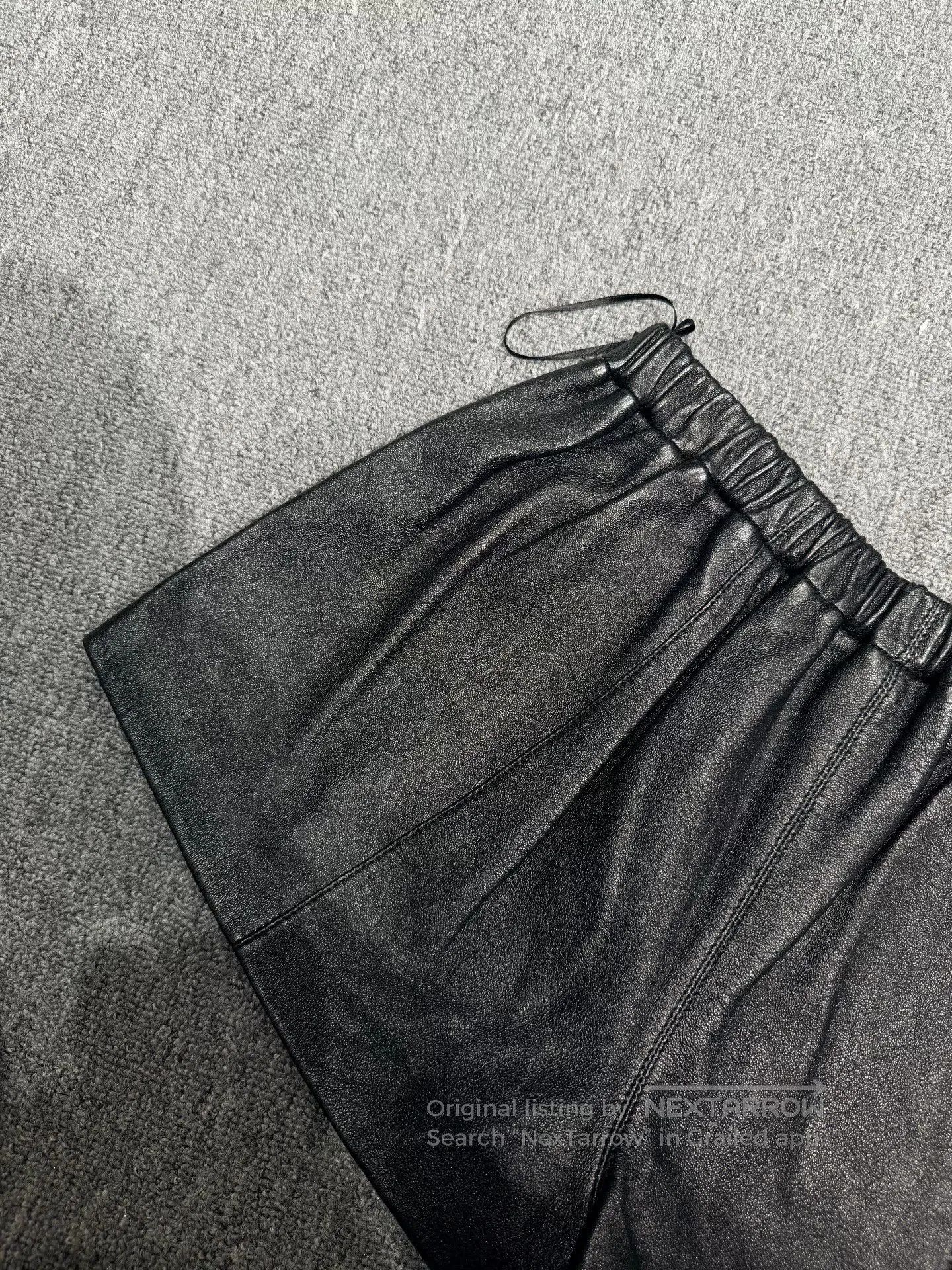Saint Laurent Paris Saint Laurent Leather Shorts. Size 39" - 5 Thumbnail