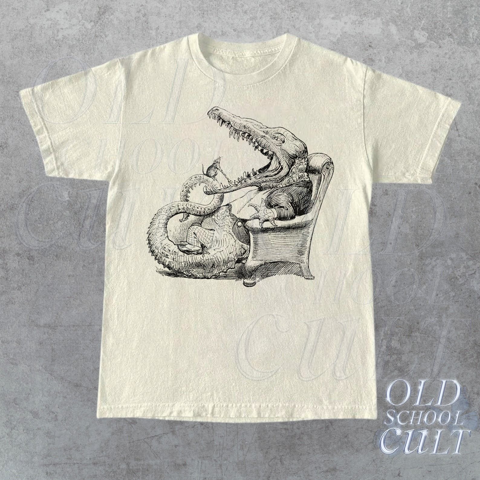 The Unbranded Brand Aligator And Mouse Retro Graphic T Shirt Size US L / EU 52-54 / 3 - 1 Preview