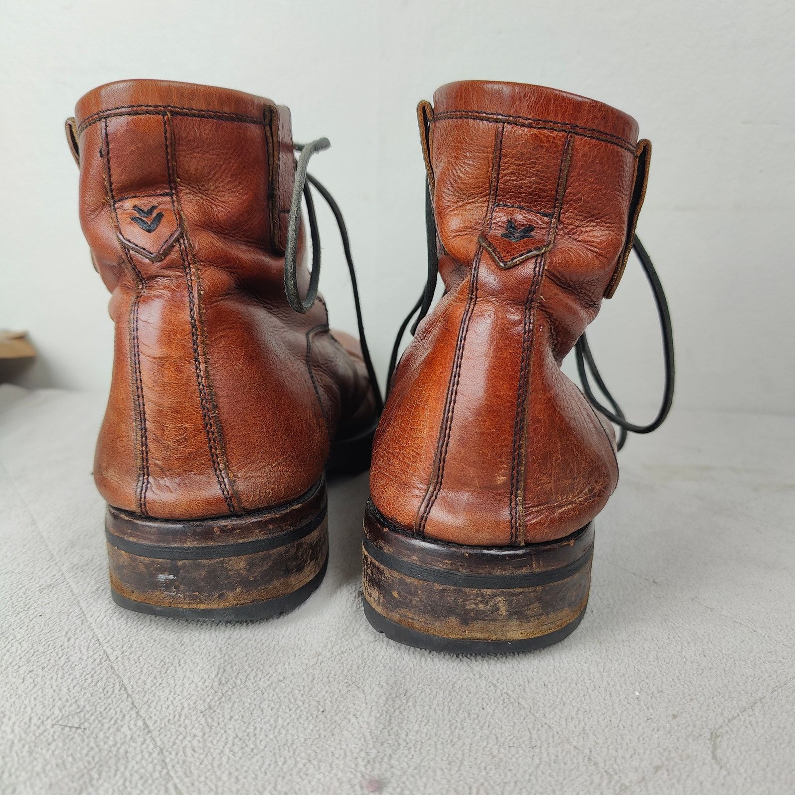 John Varvatos John Varvatos Bowery Spectator Boots Mens 10 Cognac Brown Size US 10 / EU 43 - 5 Thumbnail