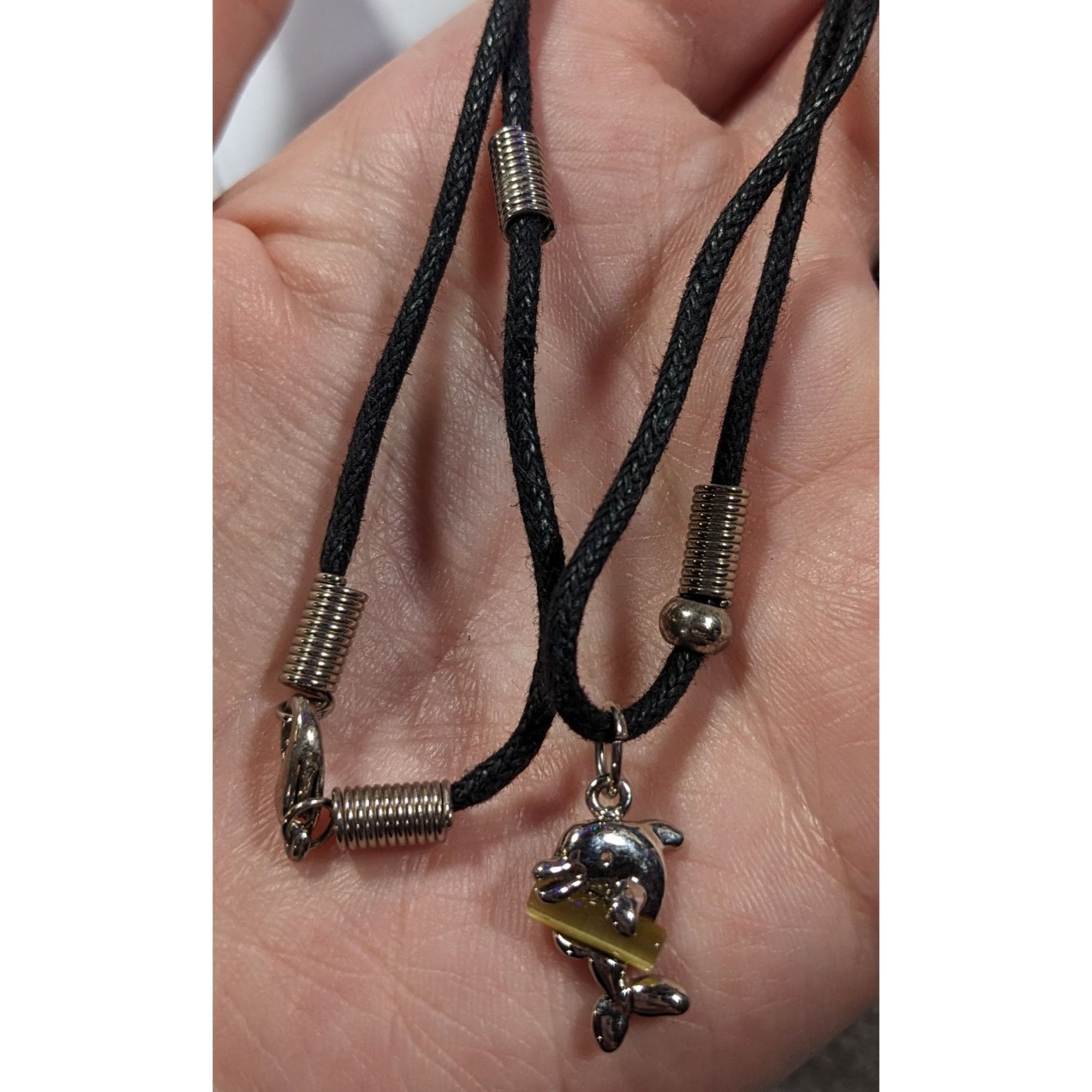 Other Mermaidcore Minimalist Dolphin With Glass Pillar Pendant Nec Size ONE SIZE - 3 Thumbnail