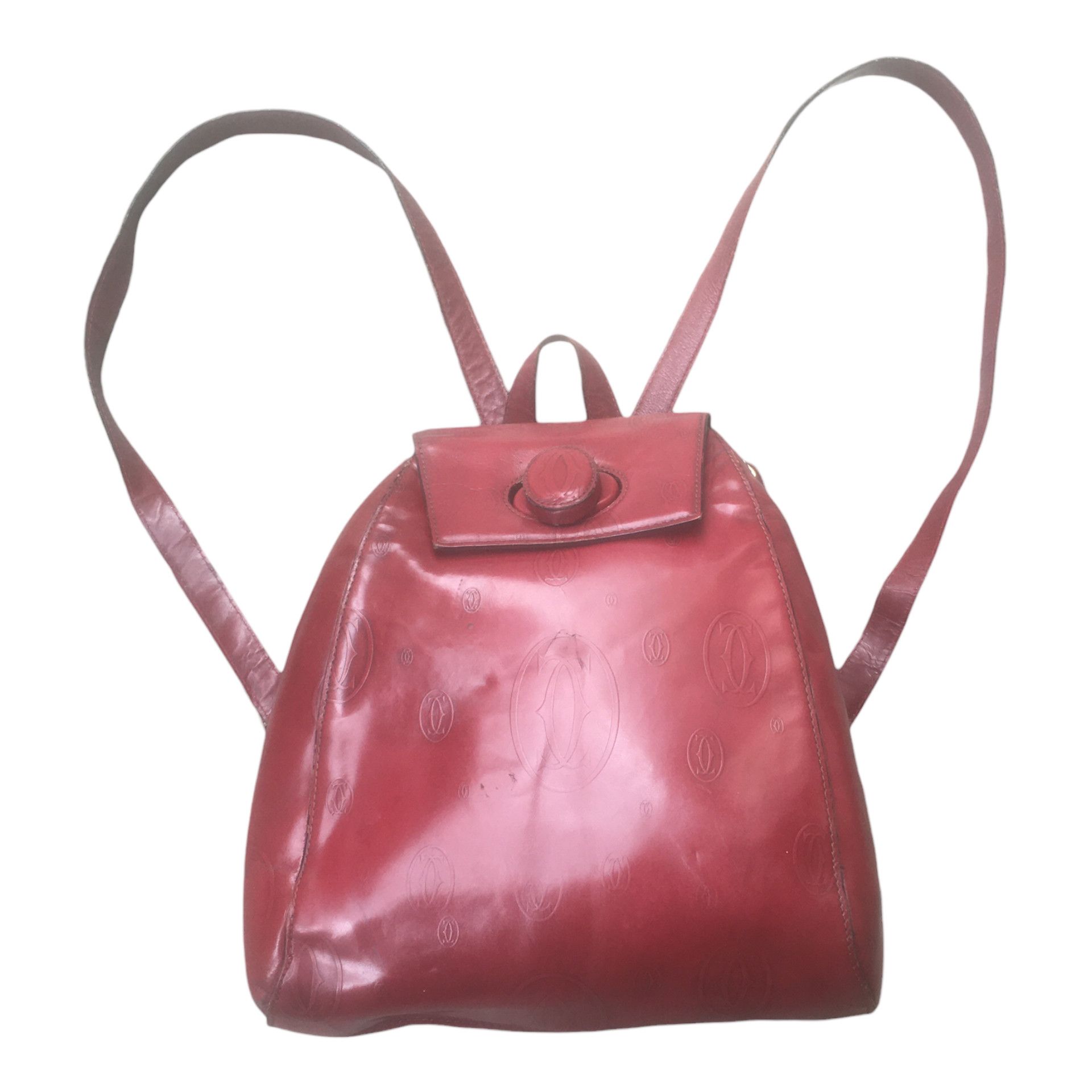 Cartier 💯Vintage CARTIER PARIS Happy Birthday Turnlock Backpack Size ONE SIZE - 2 Thumbnail
