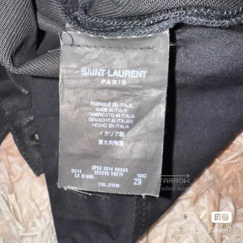 Saint Laurent Paris #REF! Size US 29 - 6 Thumbnail