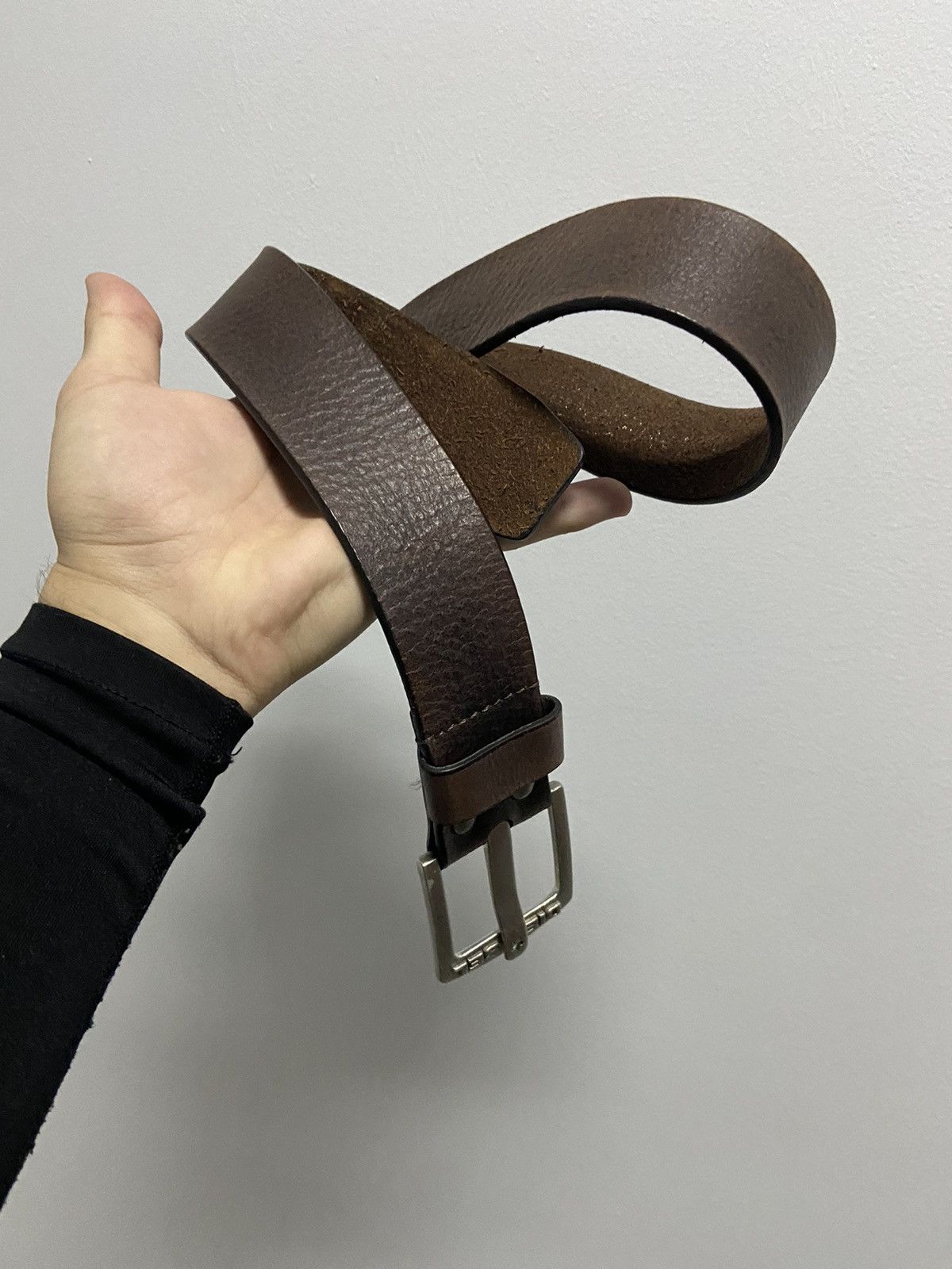 Diesel × Vintage Diesel Belt Vintage leather stars logo Size ONE SIZE - 8 Thumbnail