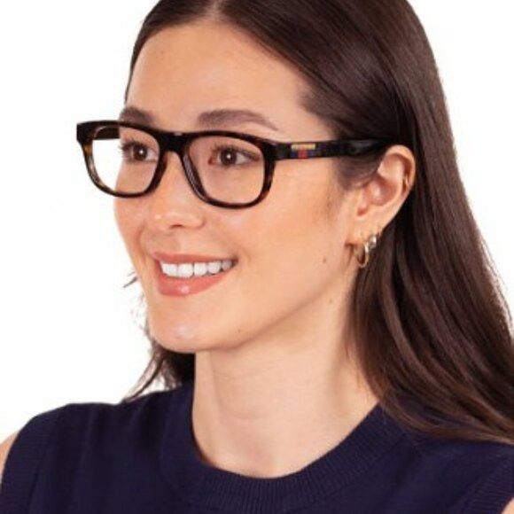 Gucci 🕶️ New Gucci GG0768O 001 Black Eyeglasses 54mm Size ONE SIZE - 3 Thumbnail