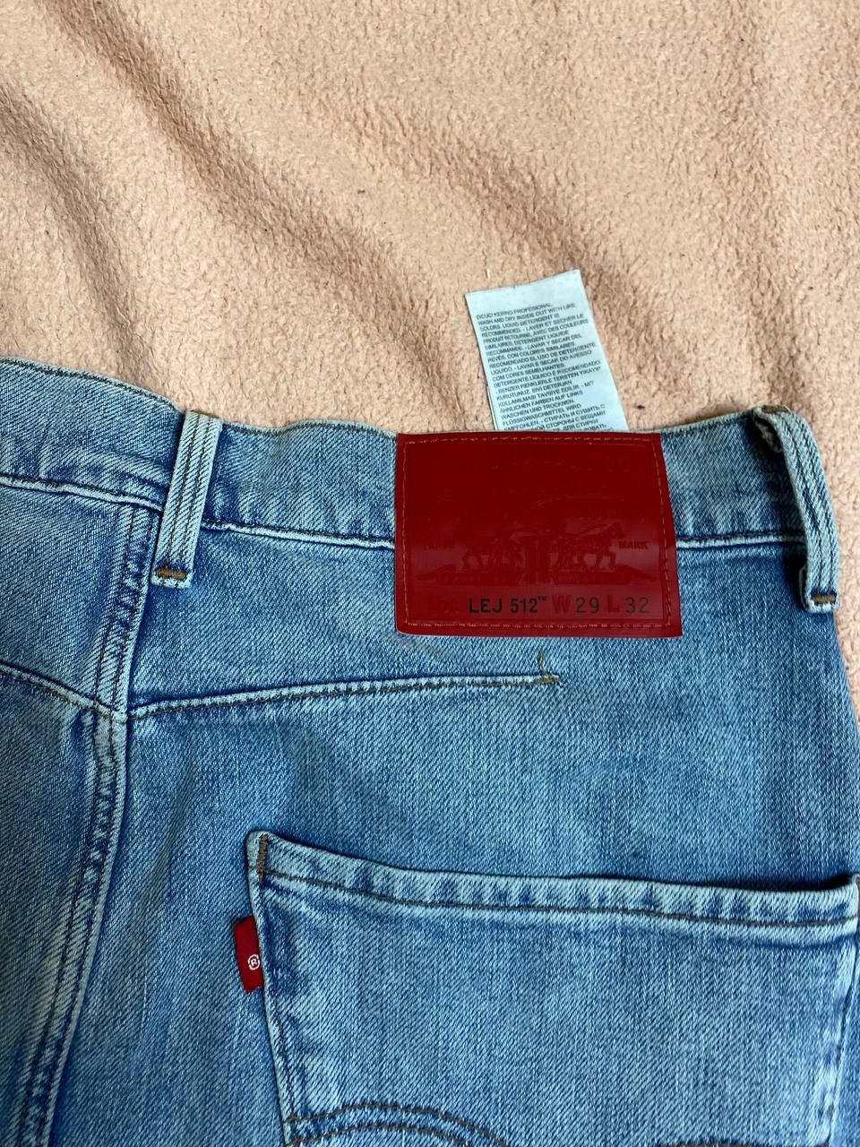 Levi's × Vintage Crazy Vintage Y2K Levis 512 Skinny Destroyed Denim Jeans Size US 29 - 17 Thumbnail