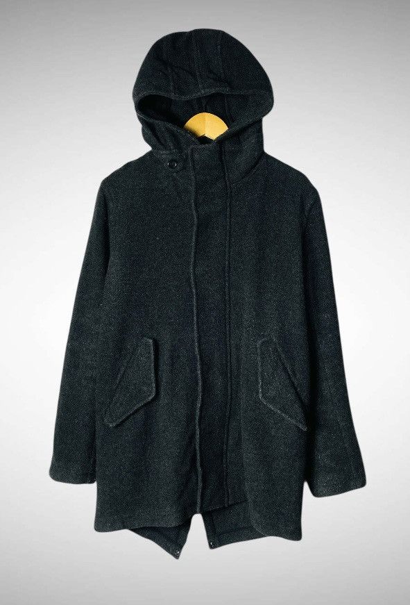 CABANE de ZUCCa Cabane de Zucca Zipper Hoodie Wool Jacket Size US L / EU 52-54 / 3 - 1 Thumbnail