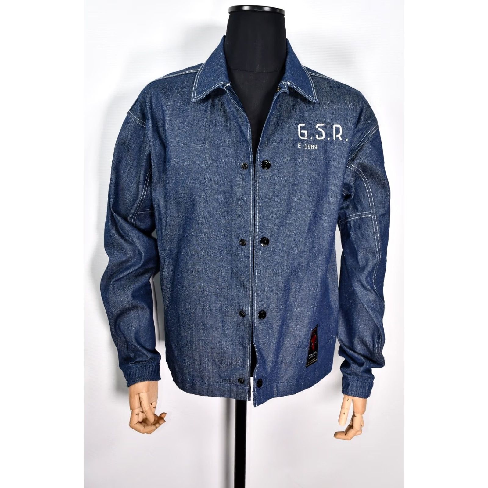 G-Star G-Star RAW E COACH DENIM JKT Melfort Denim Size M Nylon? 100% Cotton? No. Size US M / EU 48-50 / 2 - 3 Thumbnail