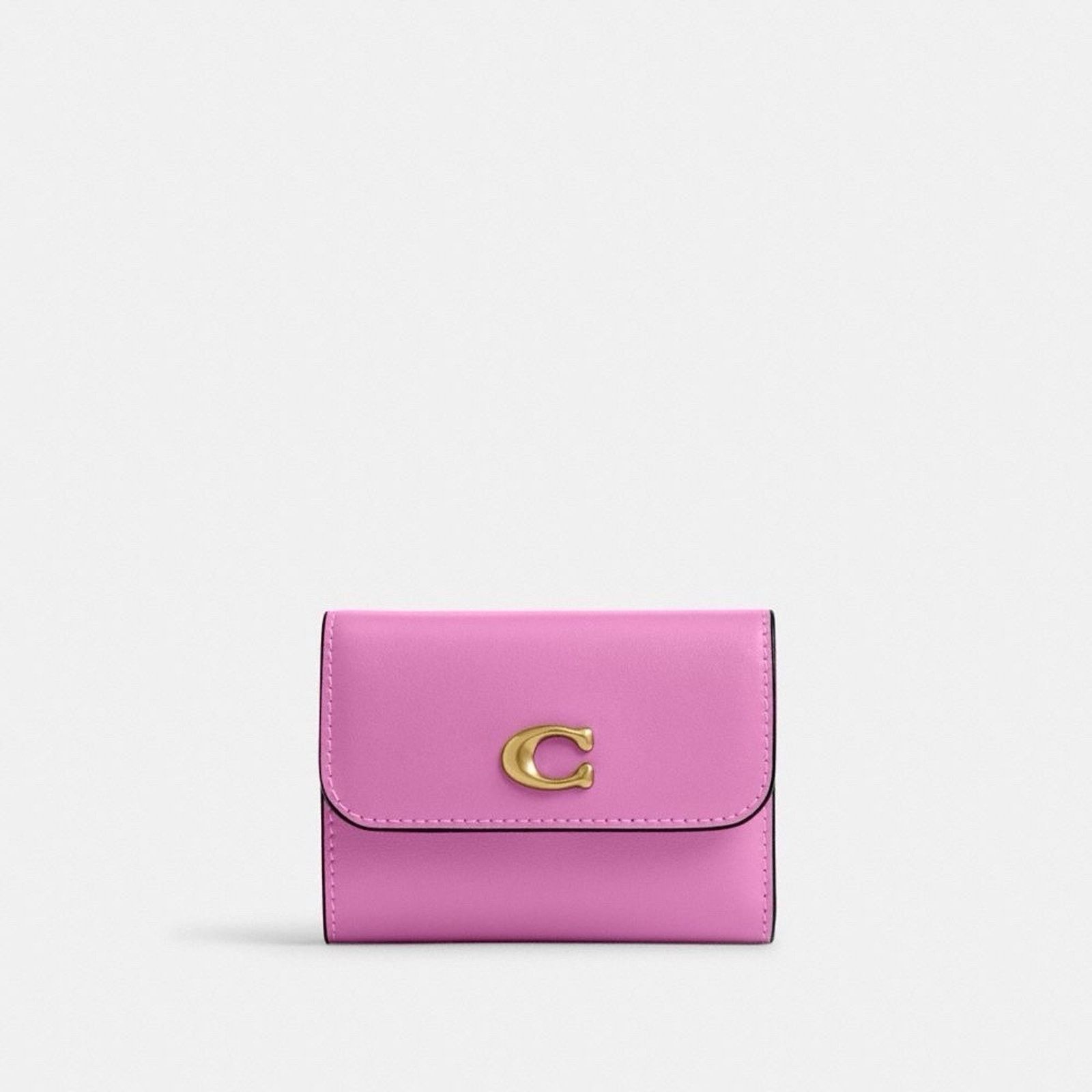 Coach NWT COACH Tri-fold wallet card holder CZ111 Leather Fuschia Size ONE SIZE - 7 Thumbnail